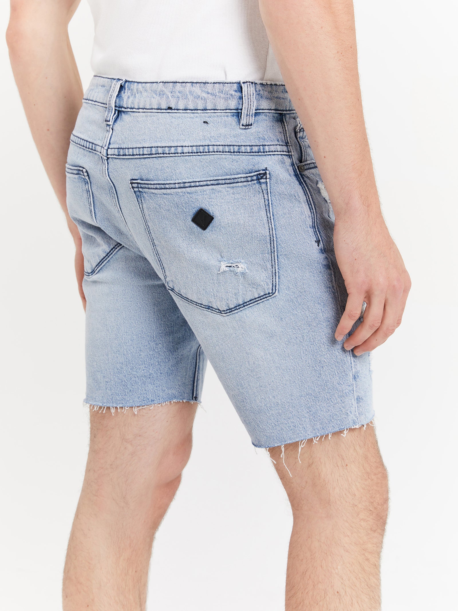 A Dropped Skinny Shorts - Image 3