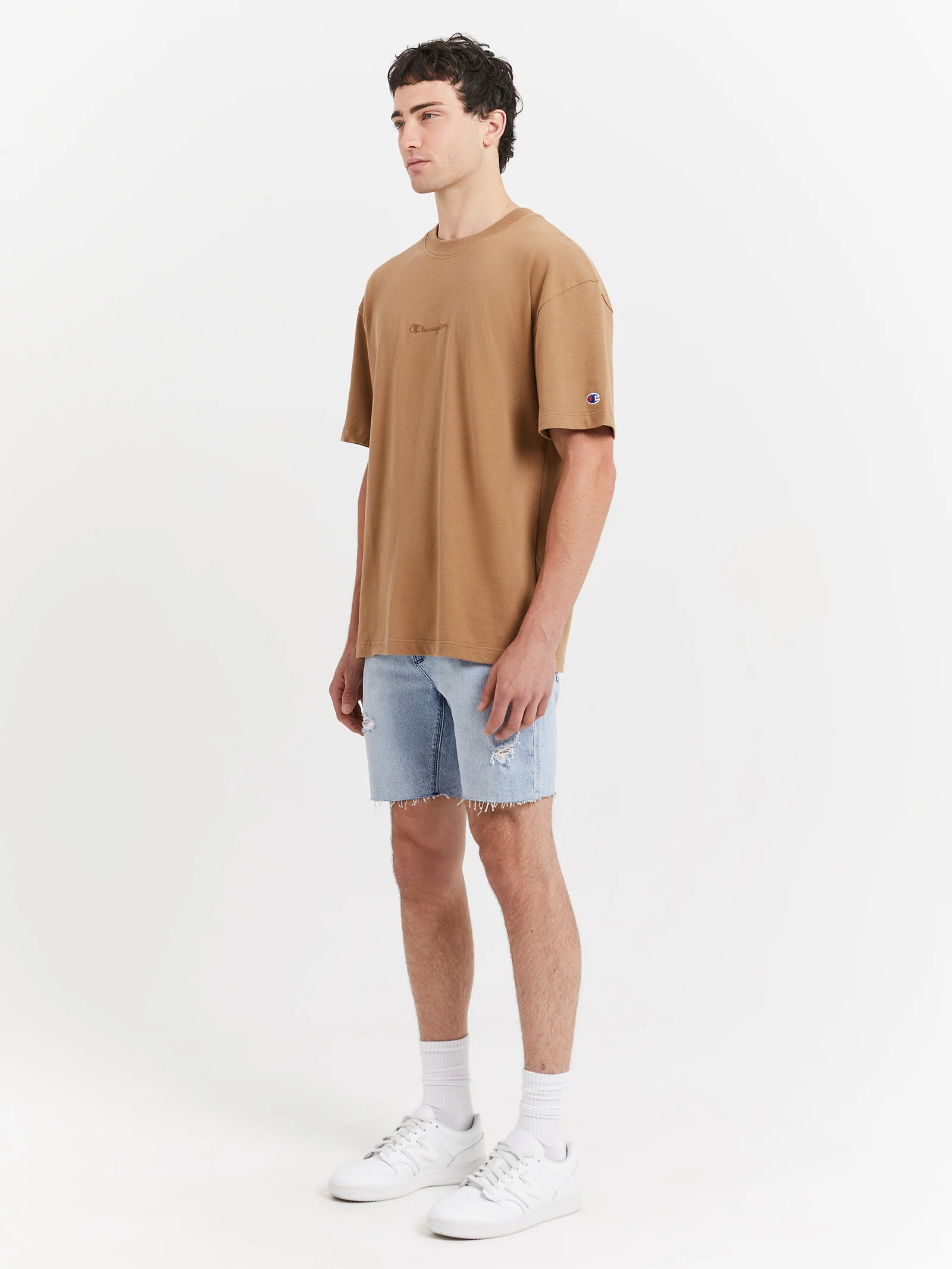 A Dropped Skinny Shorts - Image 4