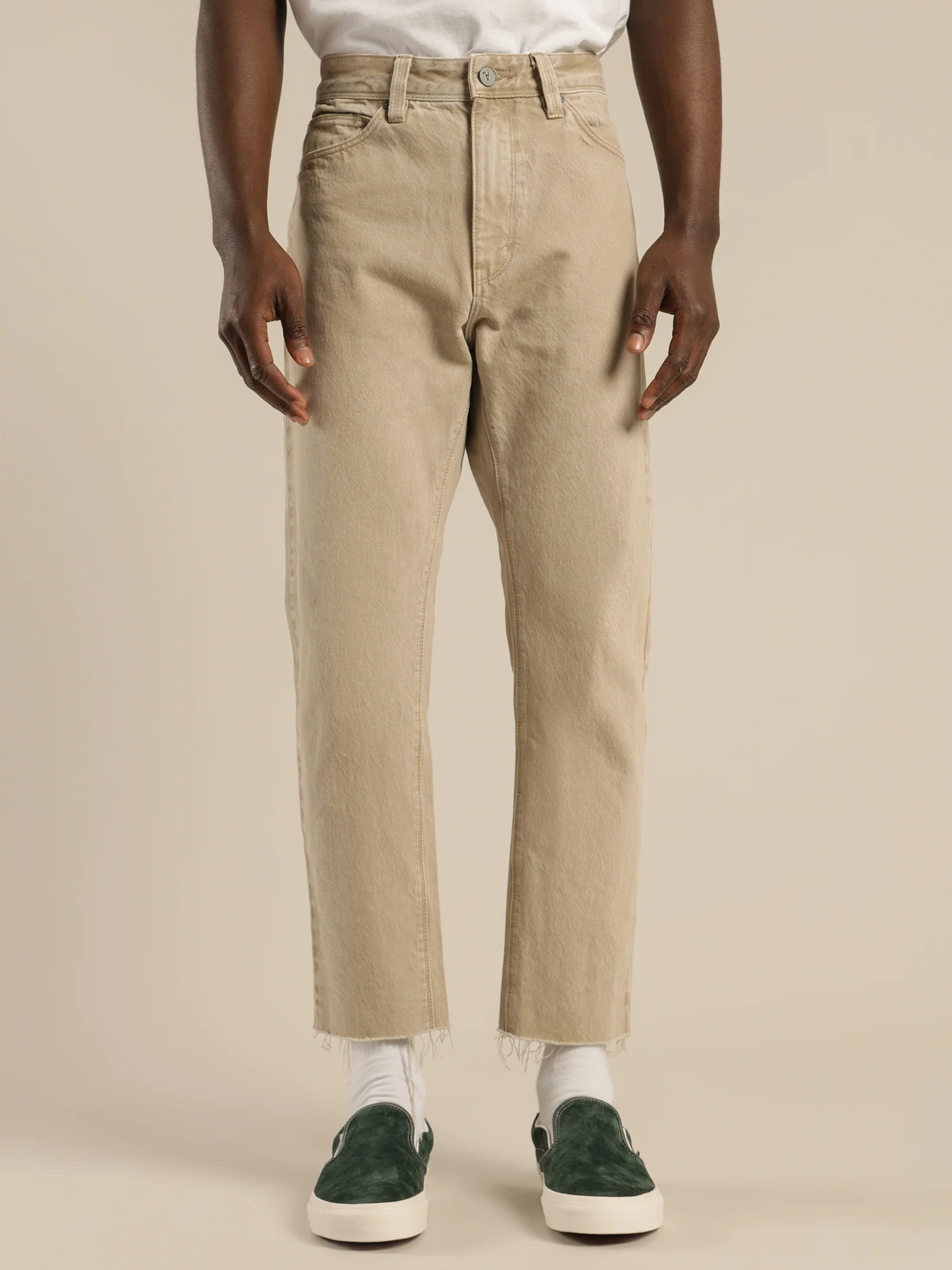 A Cropped Straight Jeans