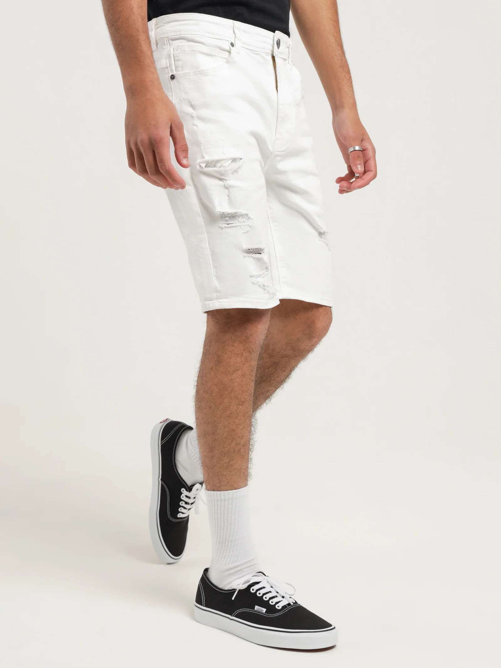 A Dropped Skinny Shorts - Image 5