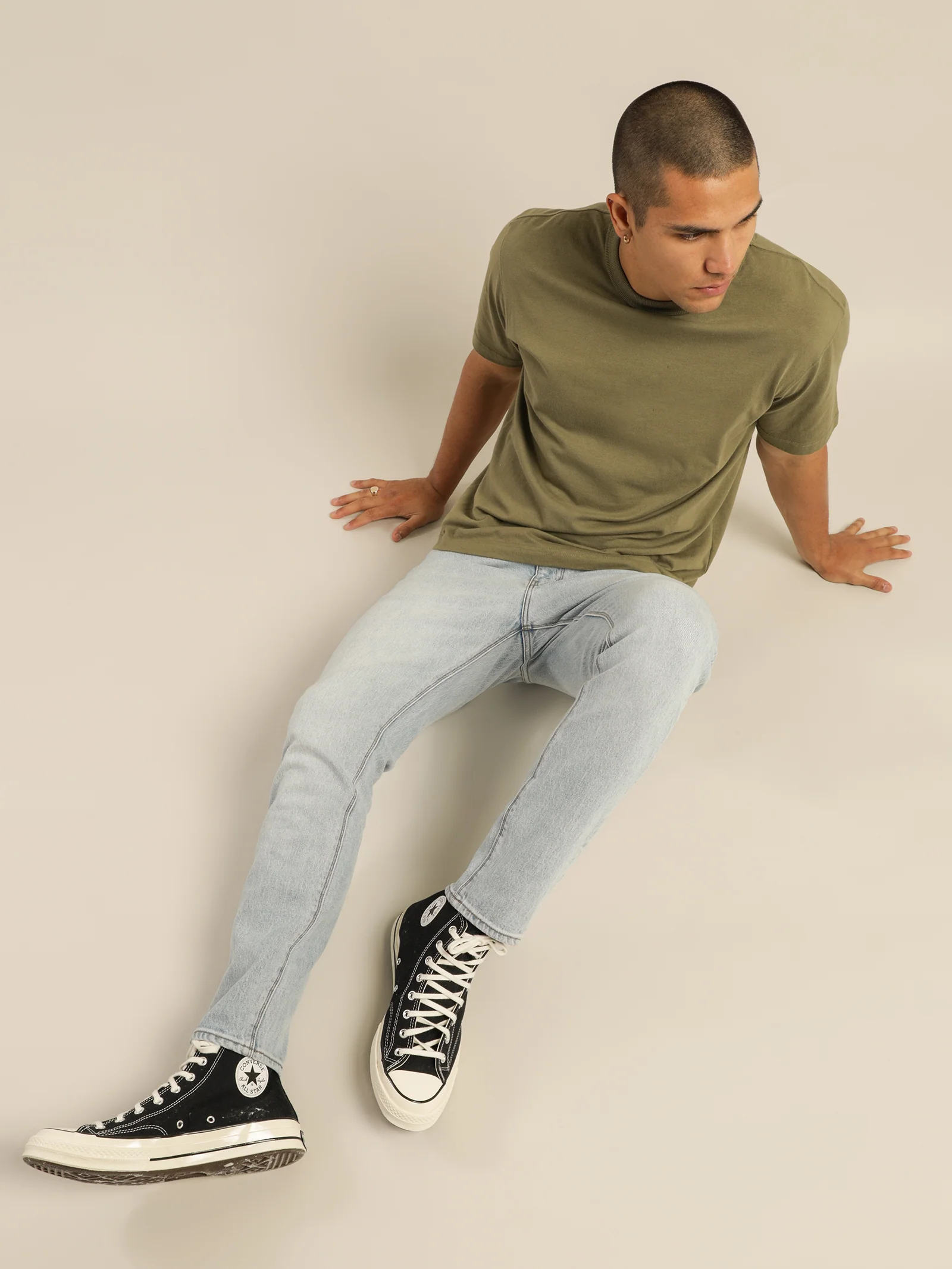 A Dropped Slim Caribou Jeans - Image 2