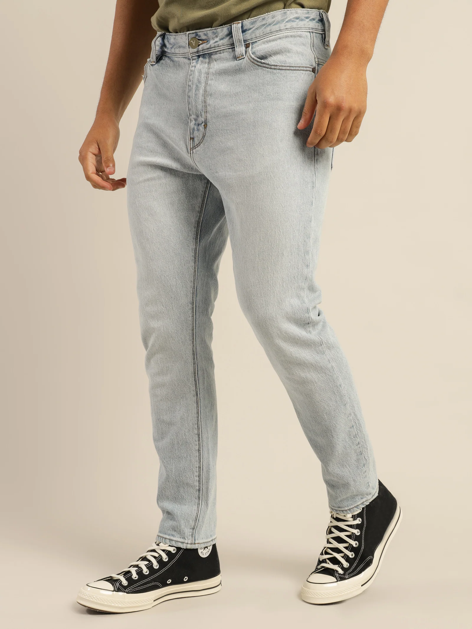 A Dropped Slim Caribou Jeans - Image 3