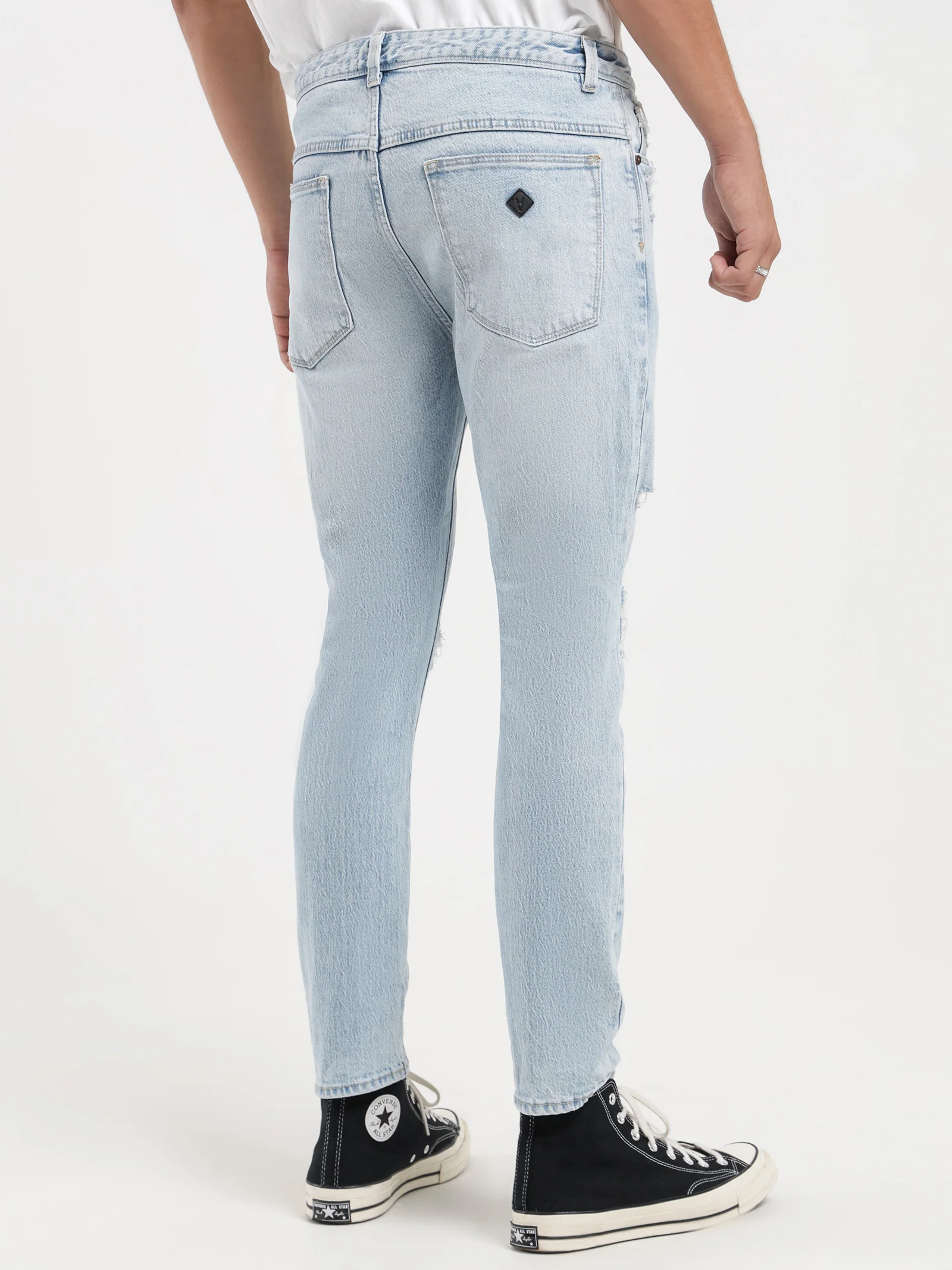 A Dropped Slim Hustle Eco Jeans - Image 7