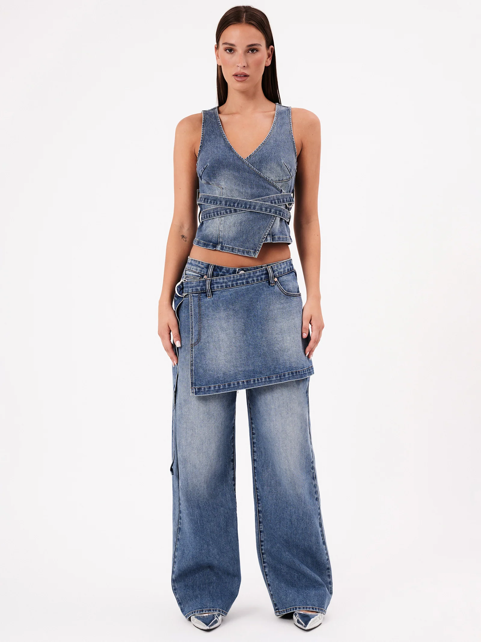 95 Baggy Skirt-Jean Dalia - Image 2