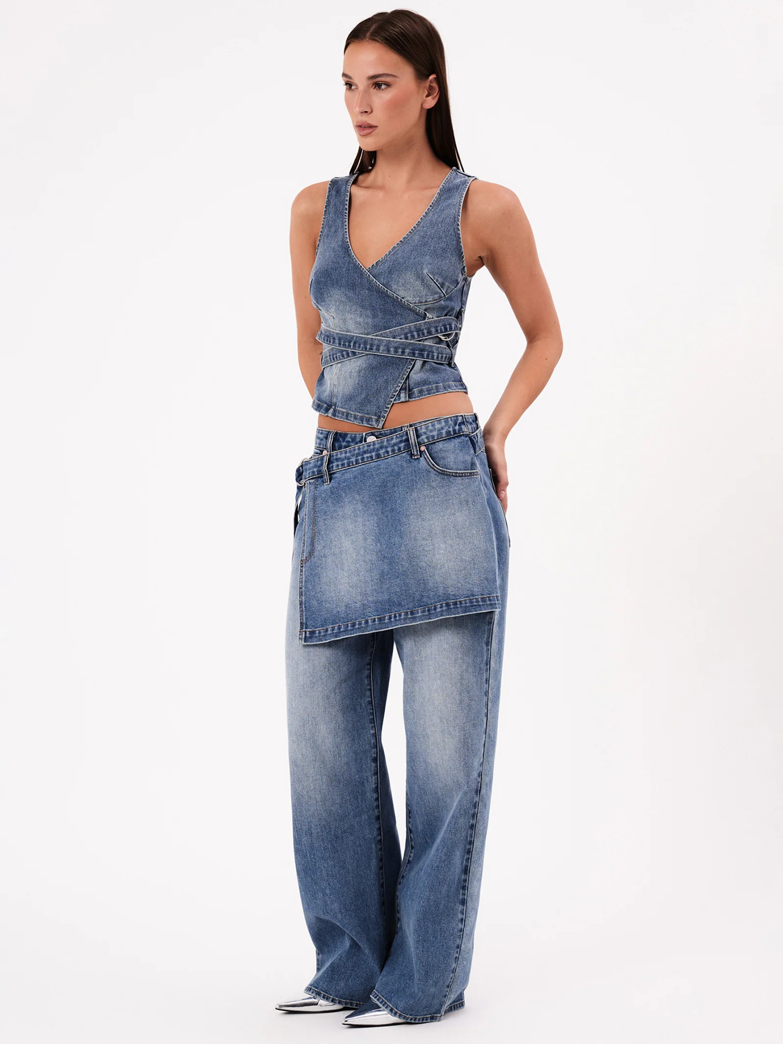 95 Baggy Skirt-Jean Dalia - Image 4