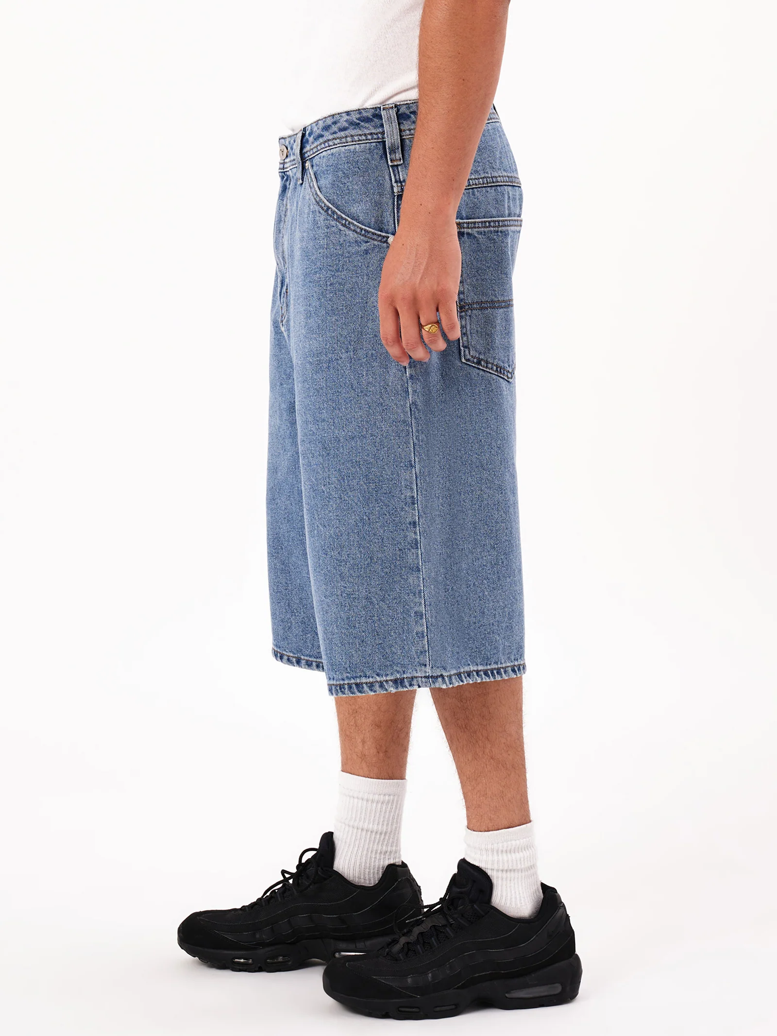 A6 Big Baggy Short Davis Jorts - Image 3