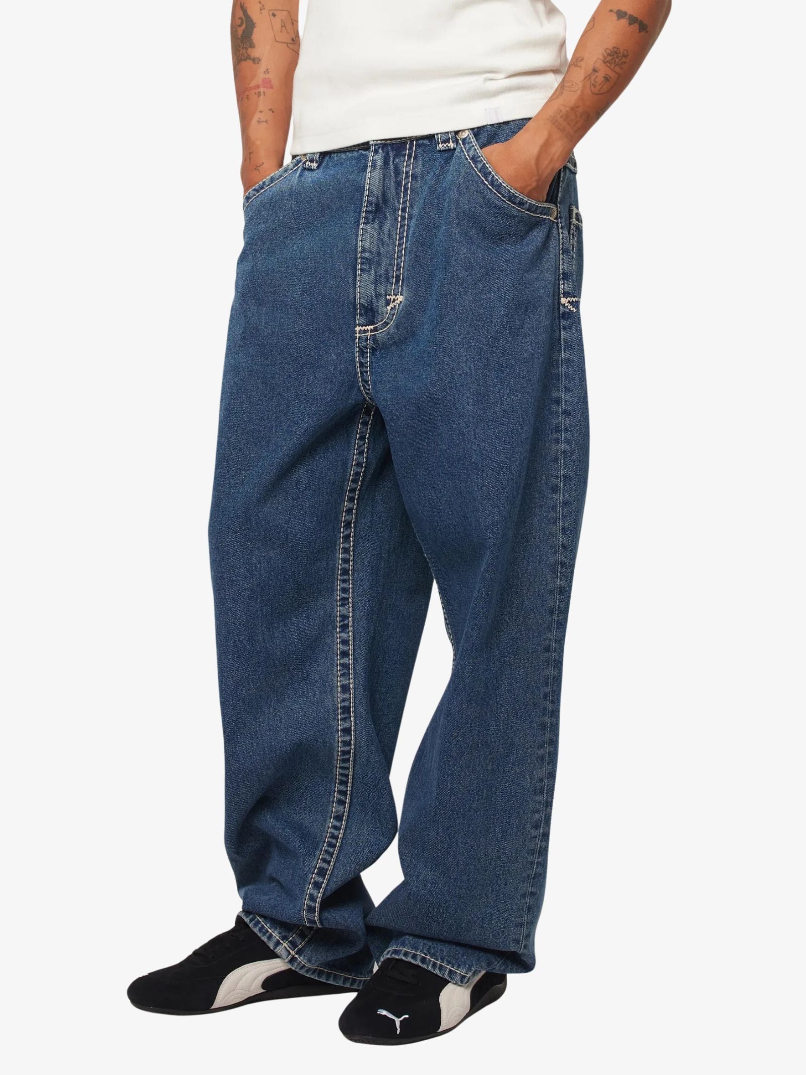 A6 Big Stitch Jeans - Image 2