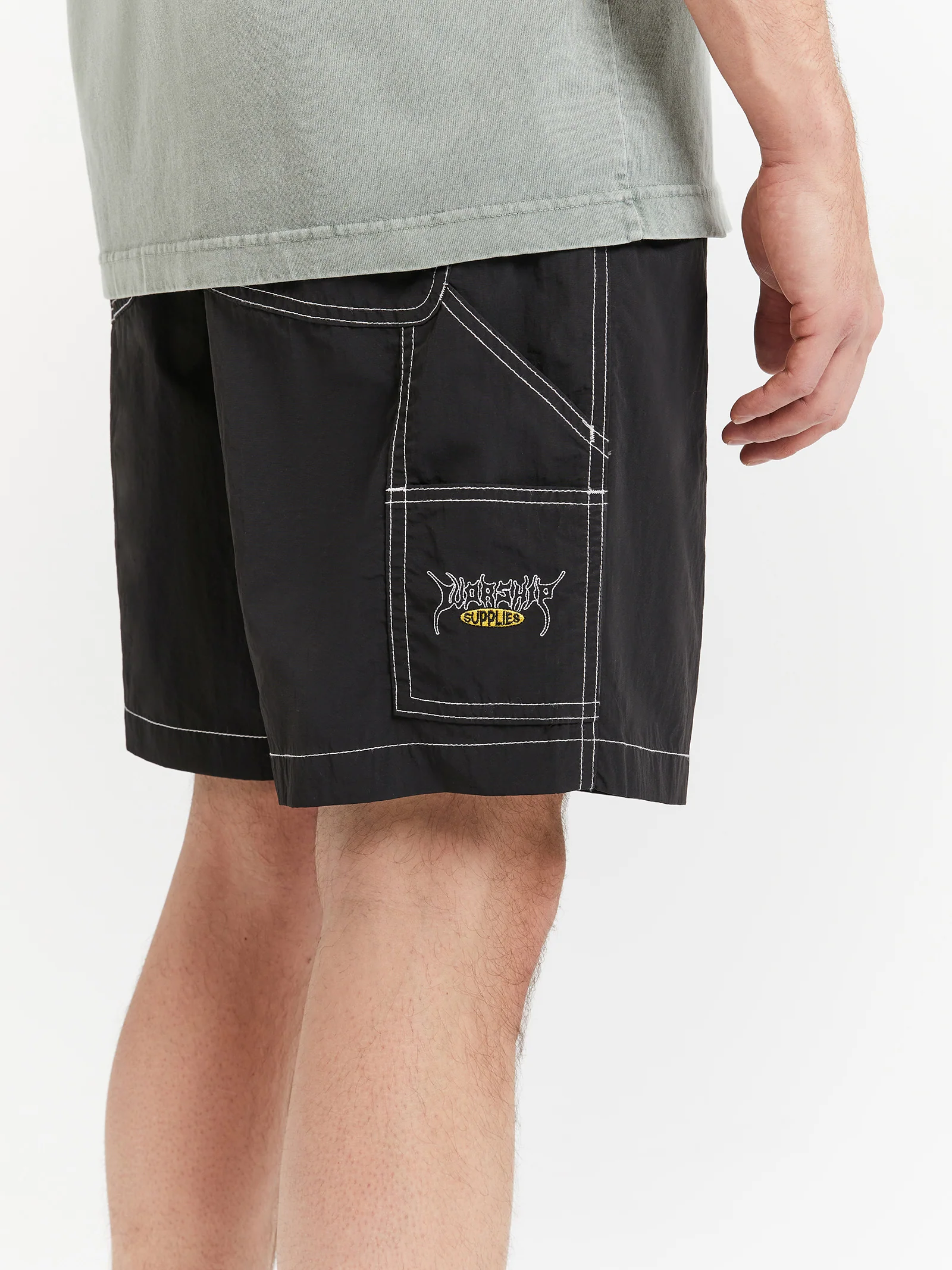 Abyss Nylon Carpenter Shorts - Image 2