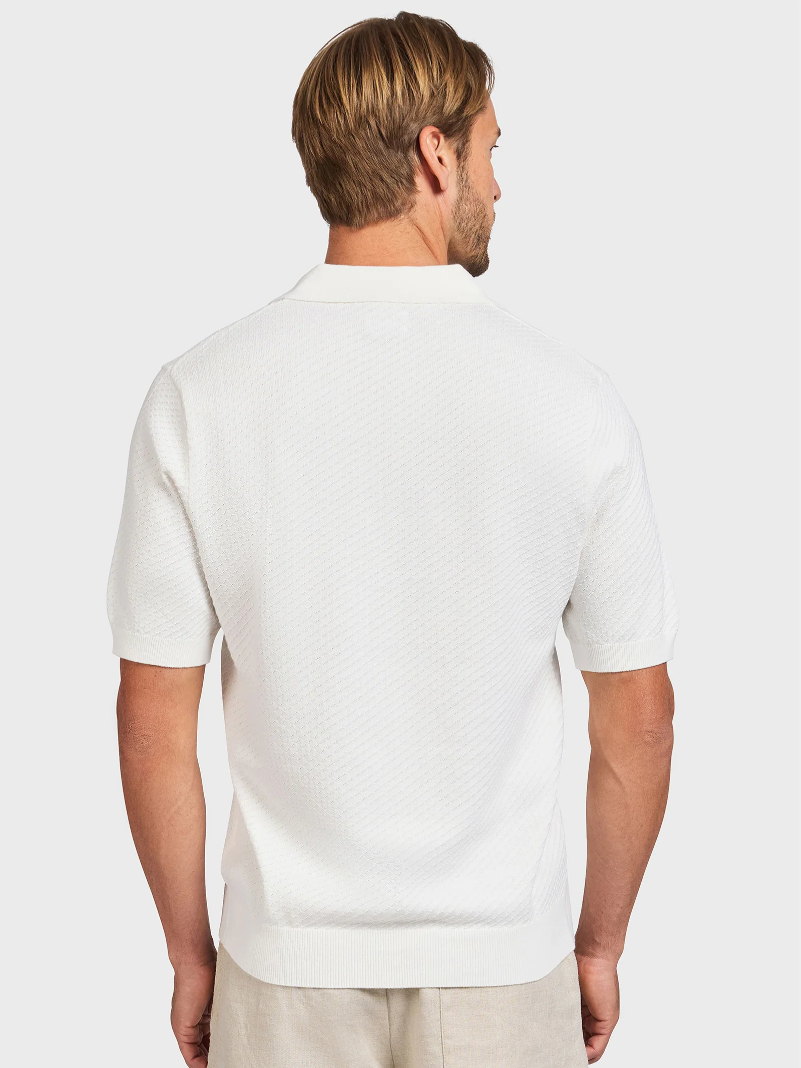 Jonny Textured Knit Polo - Image 2