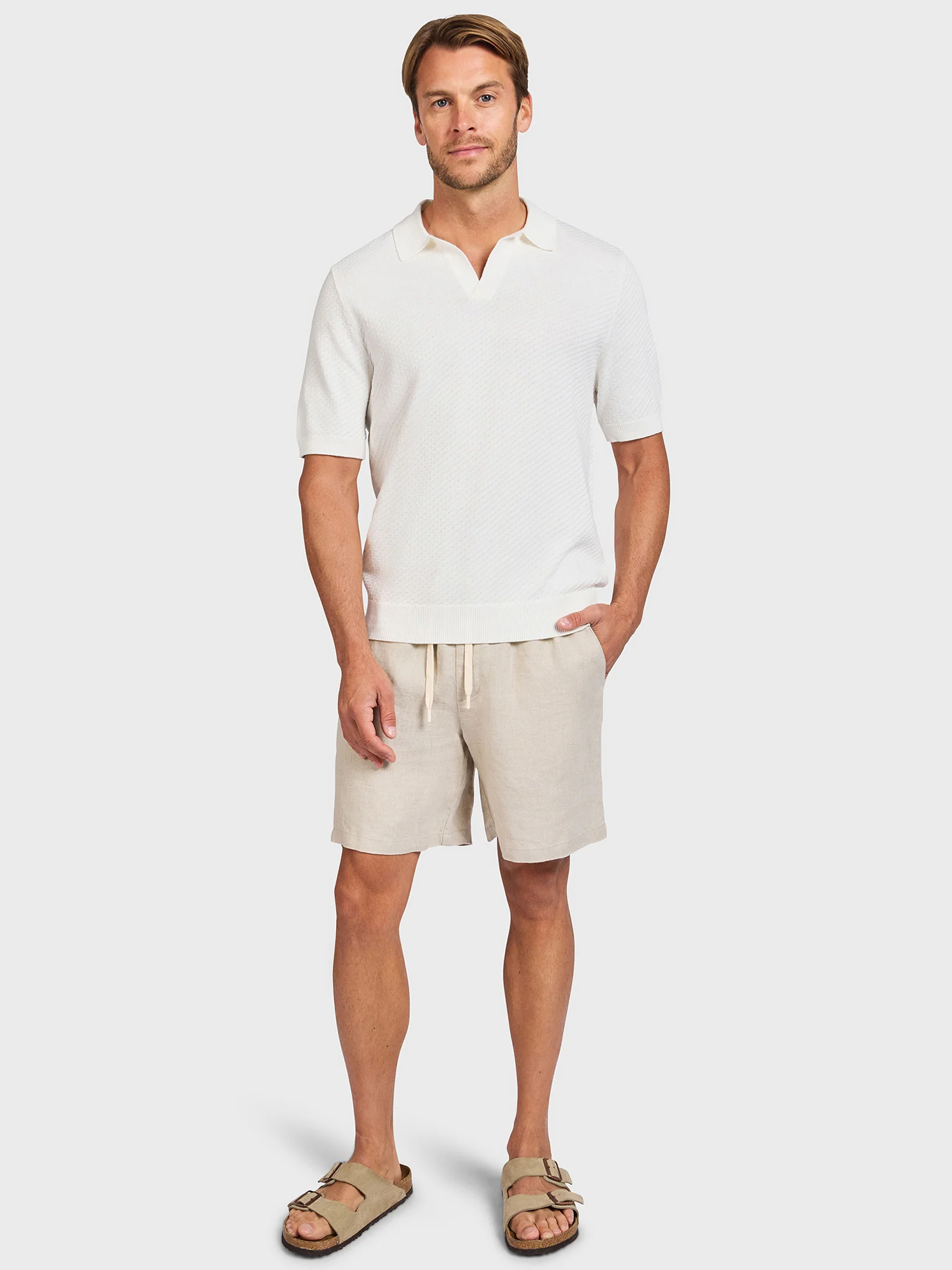 Jonny Textured Knit Polo - Image 5