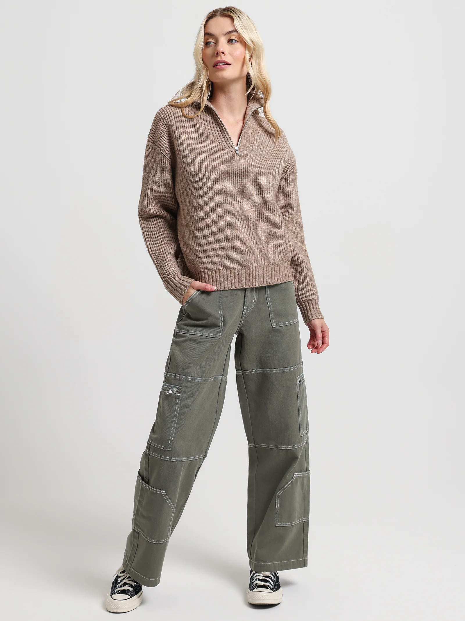 Addison Half Zip Knit - Image 2