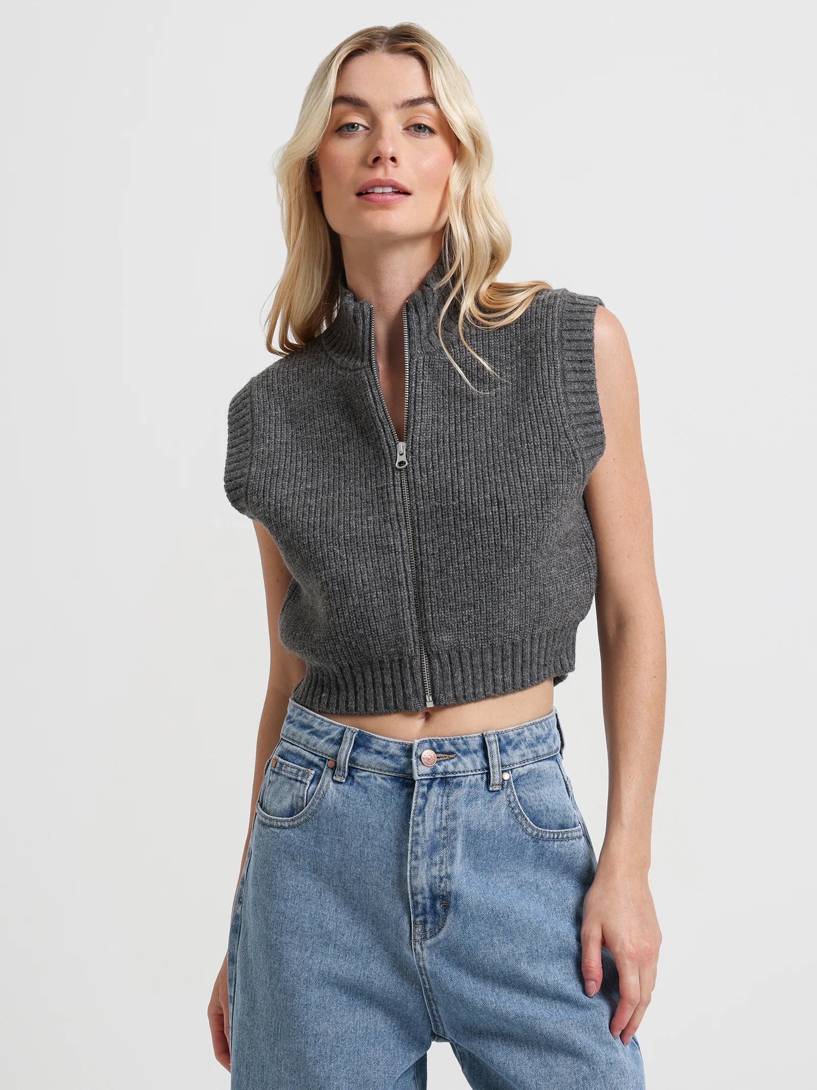 Addison Zipper Vest