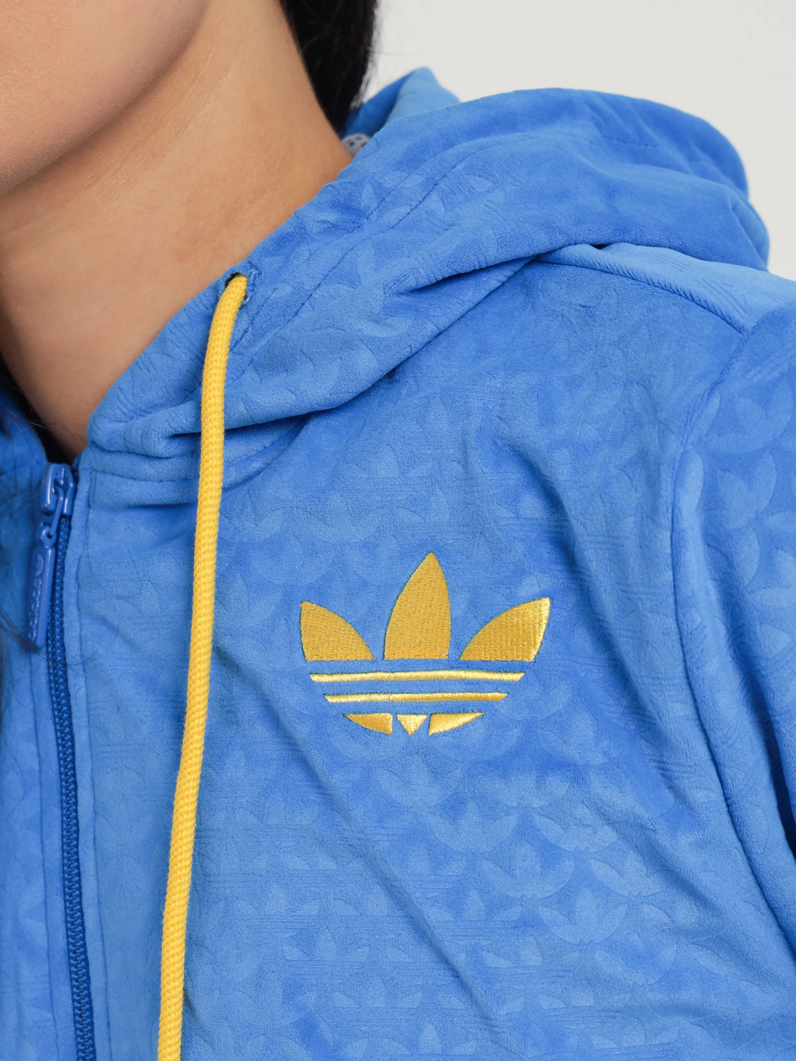 ADICOLOR 70s Velour Zip Hoodie - Image 3