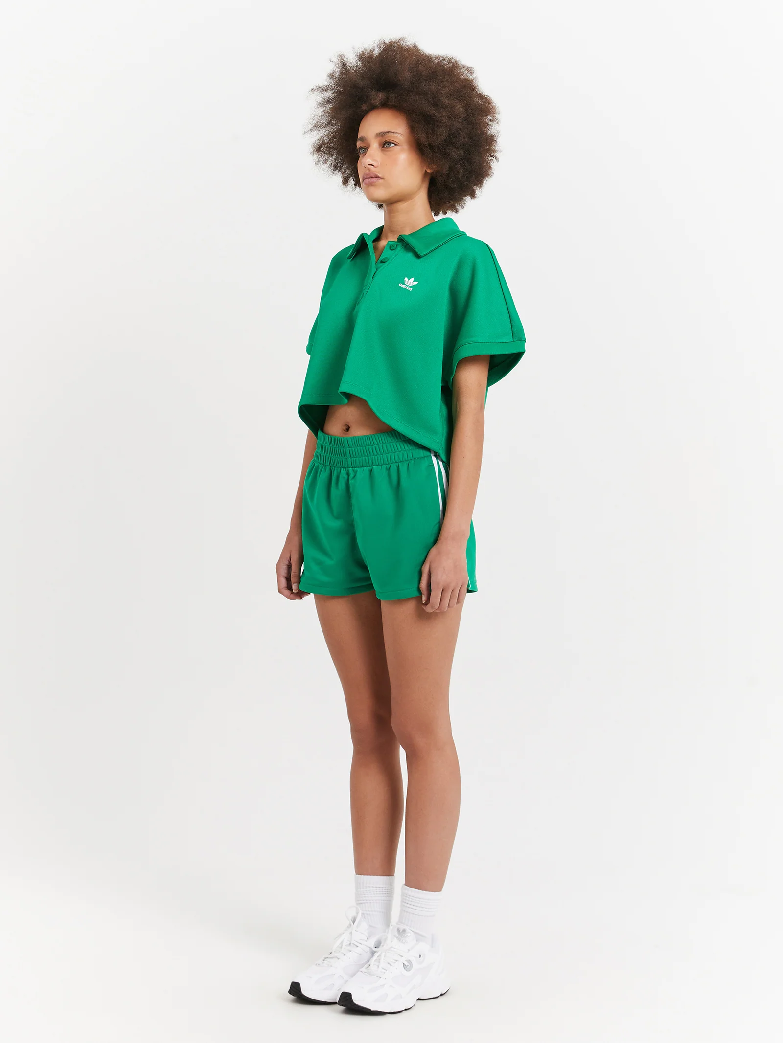 Adicolor Classics Oversized Cropped Polo T-Shirt - Image 4