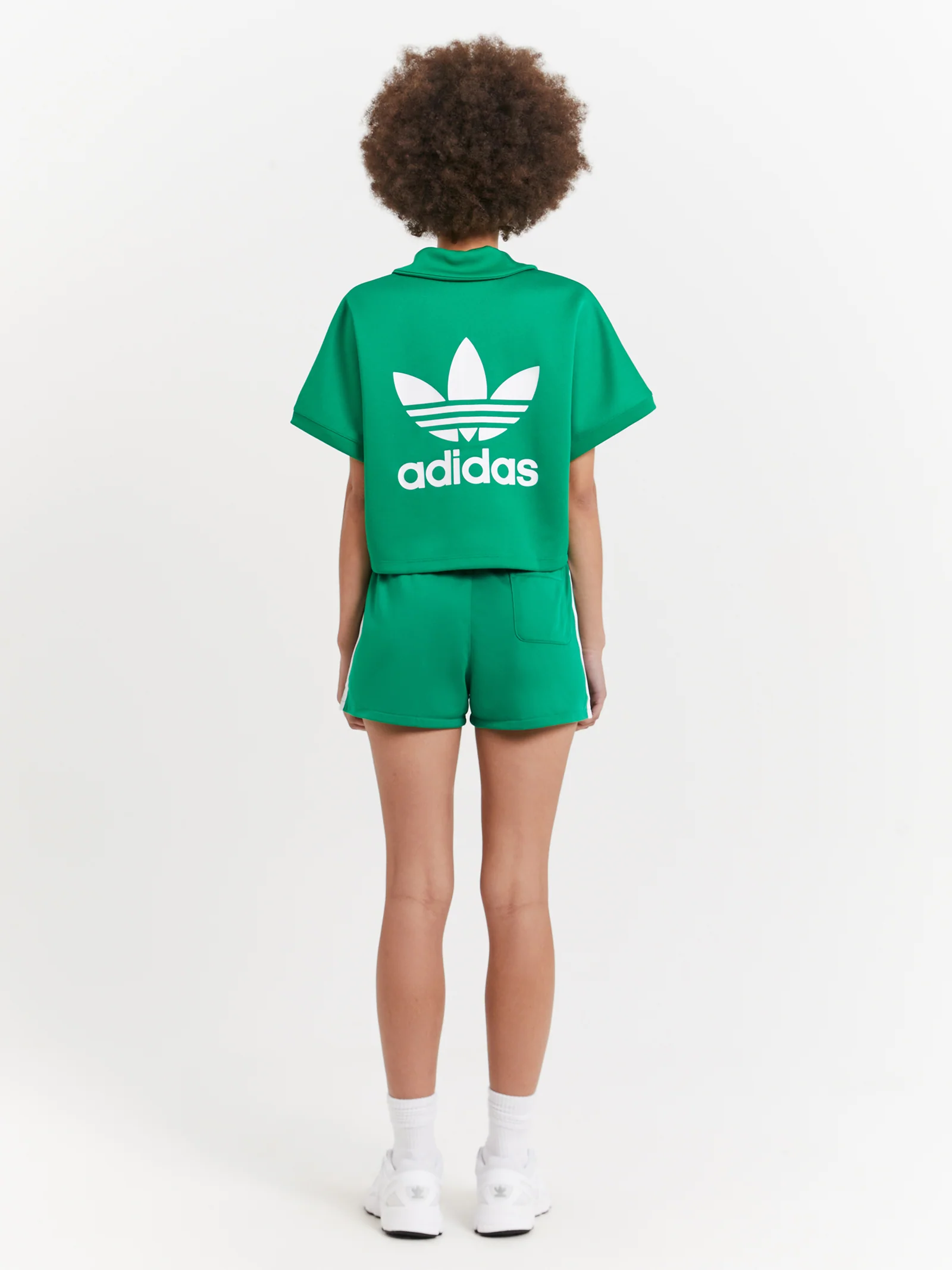 Adicolor Classics Oversized Cropped Polo T-Shirt - Image 5