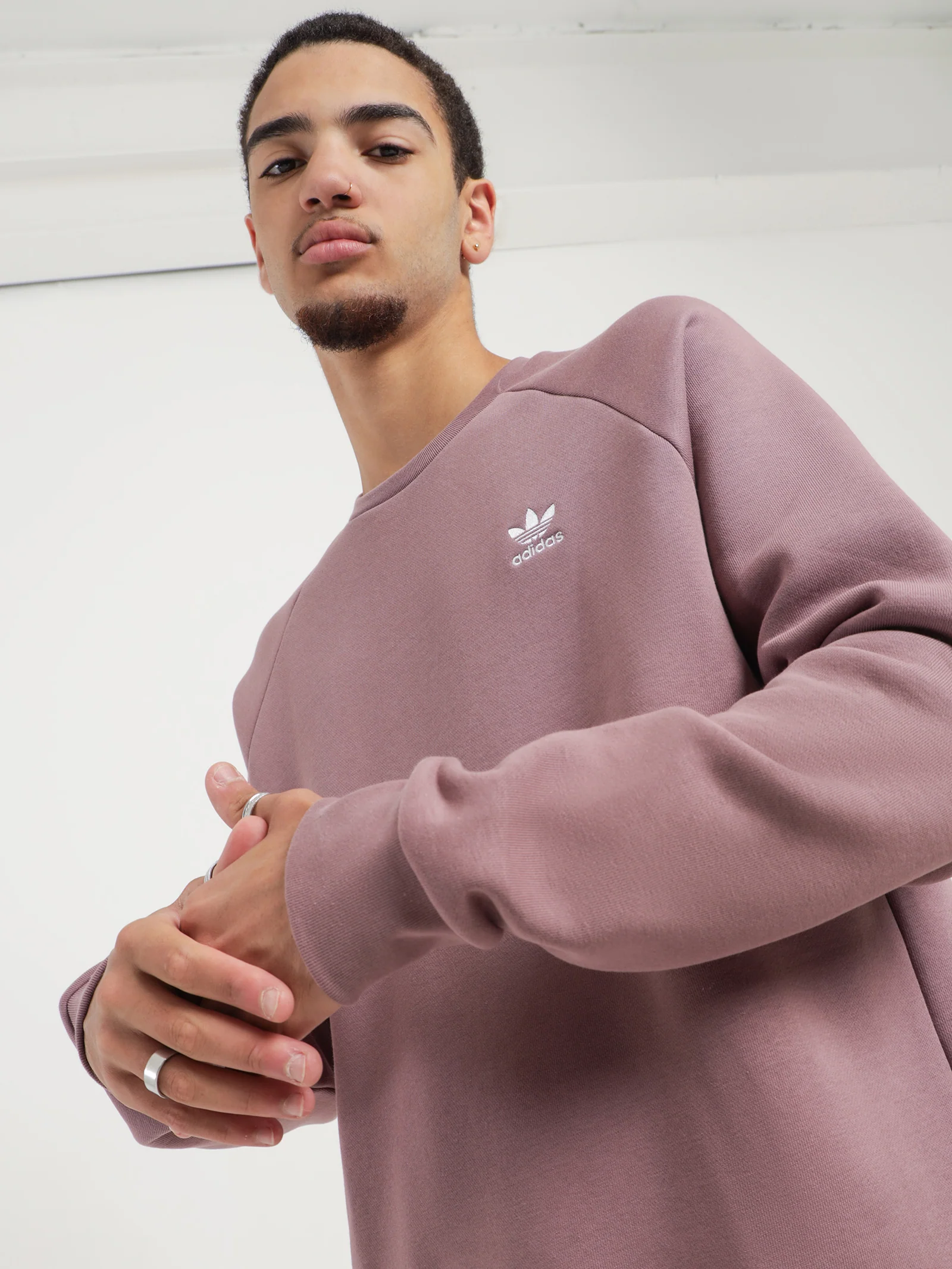 Adicolor Essentials Trefoil Crewneck Sweatshirt - Image 2