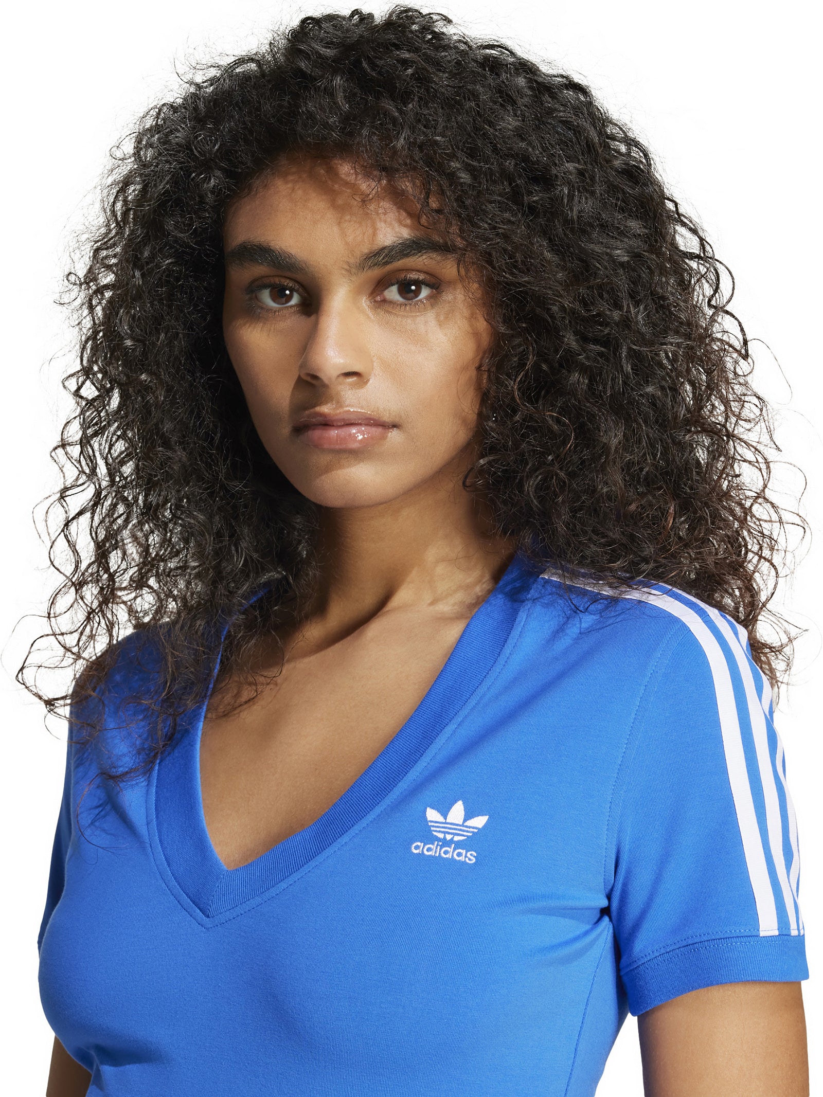3 Stripe V-Neck Tee - Image 5