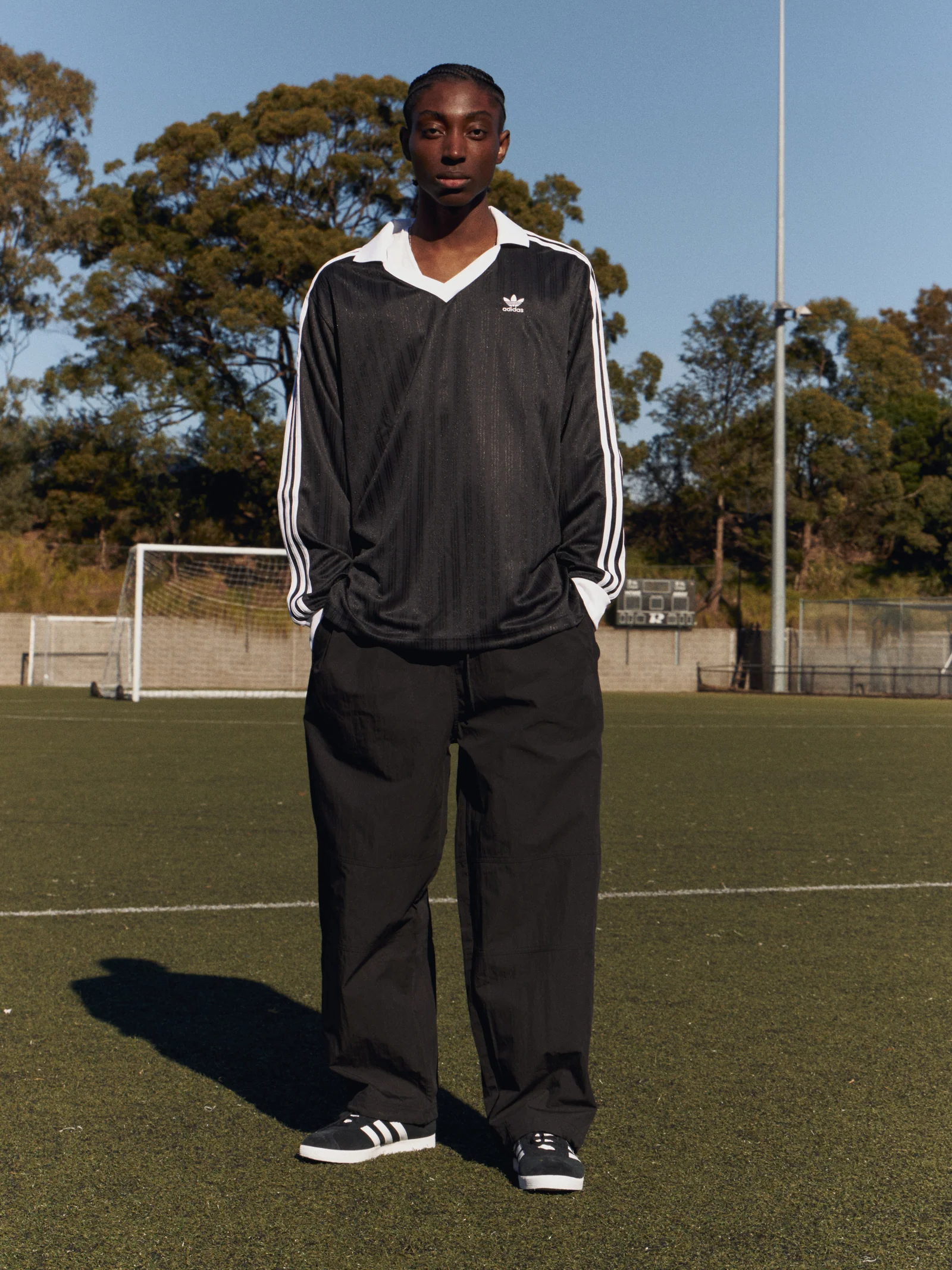 Adicolor Pique Football Long Sleeve T-Shirt - Image 4