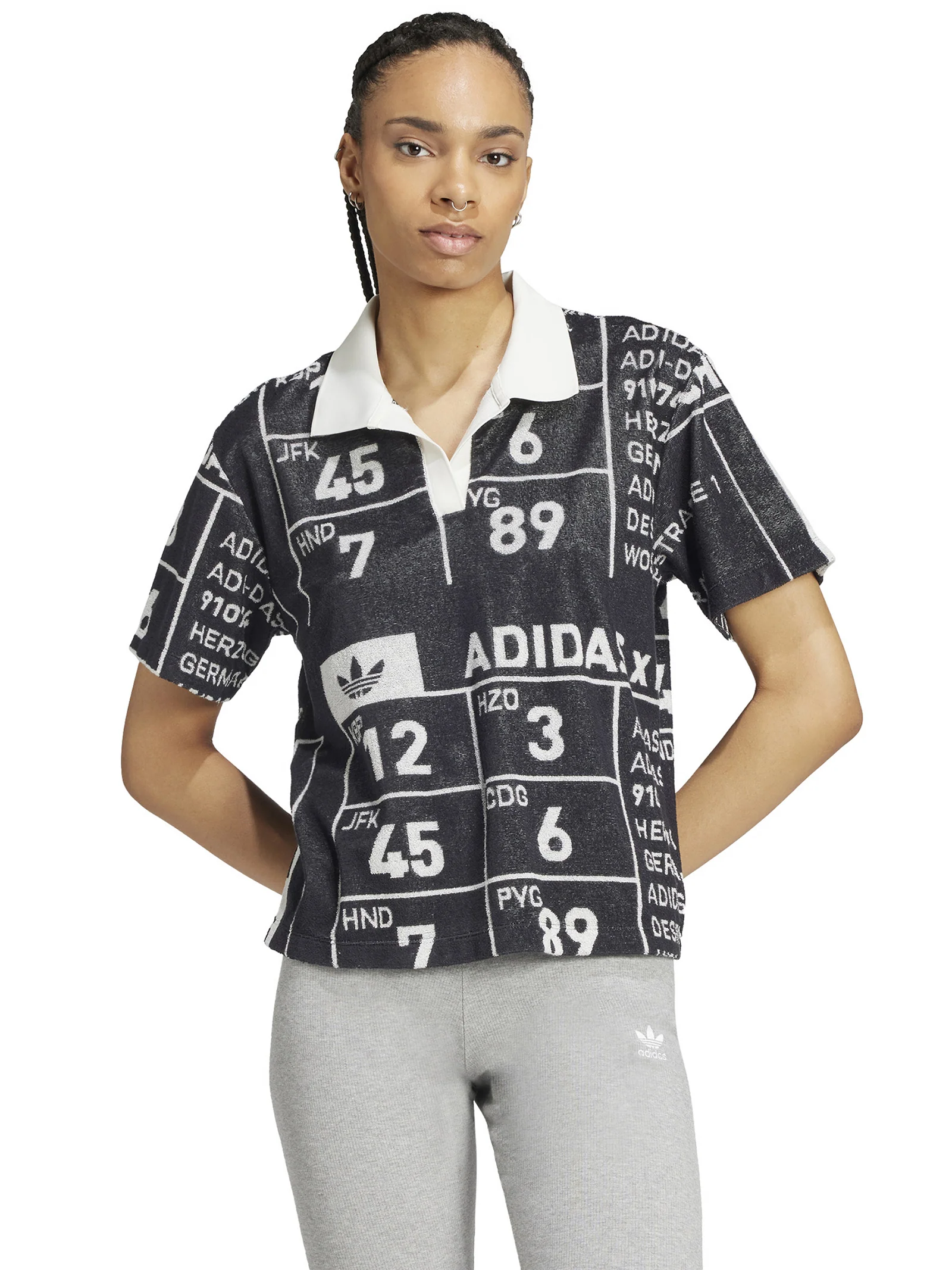 Kseniaschnaider Graphic Towel Polo Shirt - Image 2
