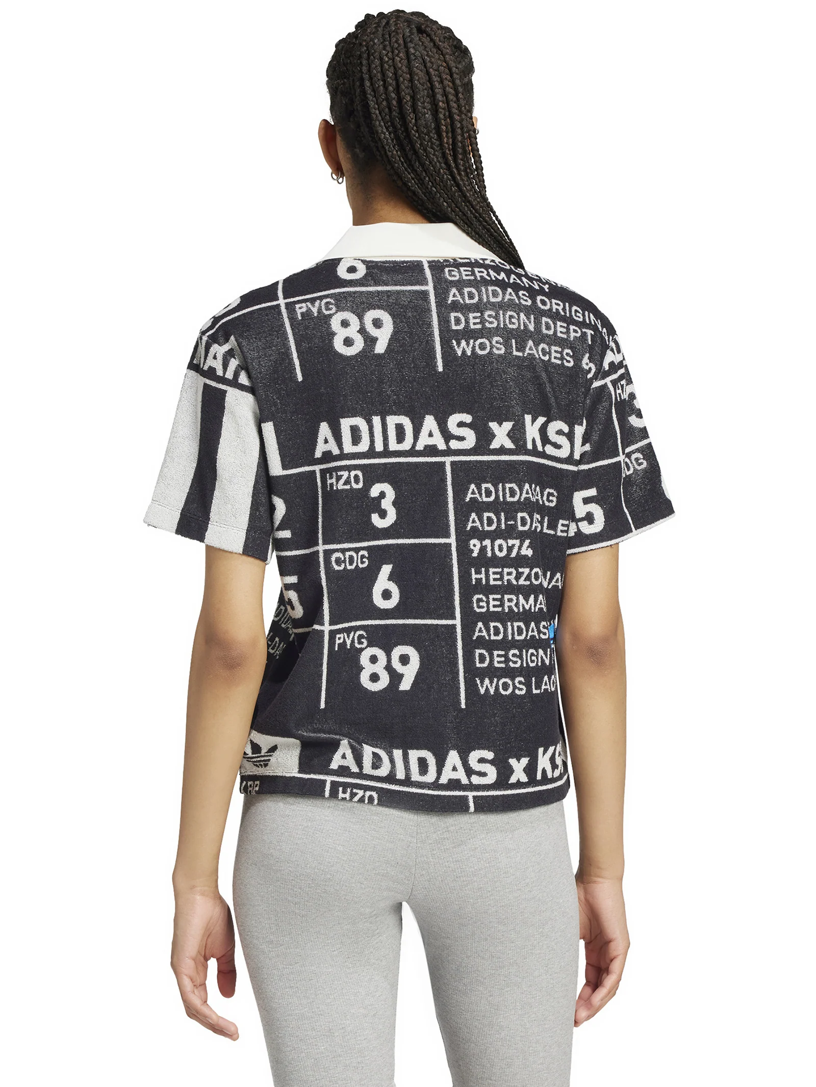 Kseniaschnaider Graphic Towel Polo Shirt - Image 3
