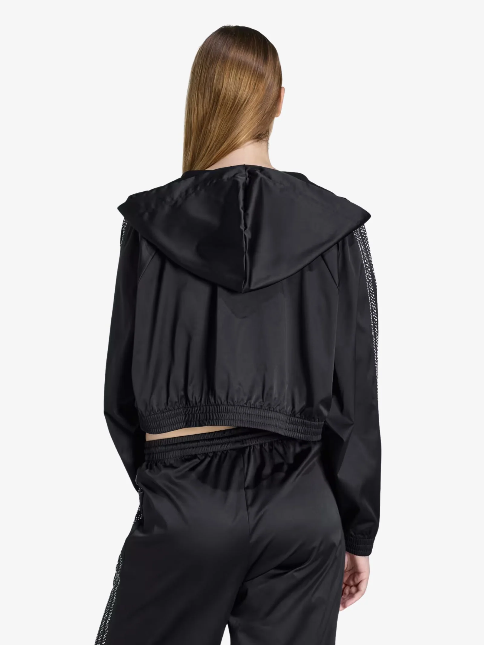 Pearl Cropped Zip Hoodie - Image 2