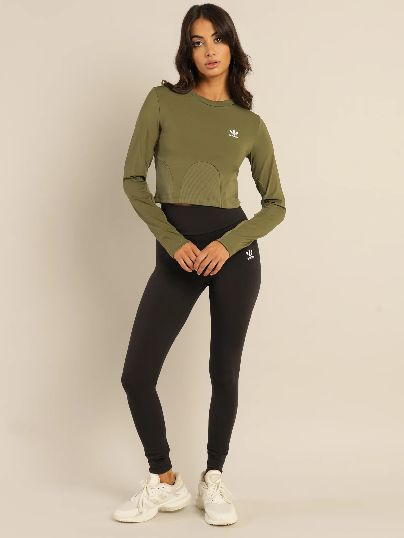 Adidas Rib Long Sleeve Top - Image 7