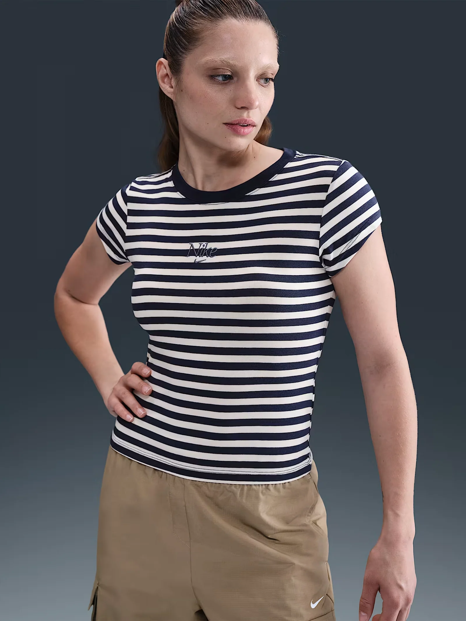 Tight Striped T-Shirt - Image 2