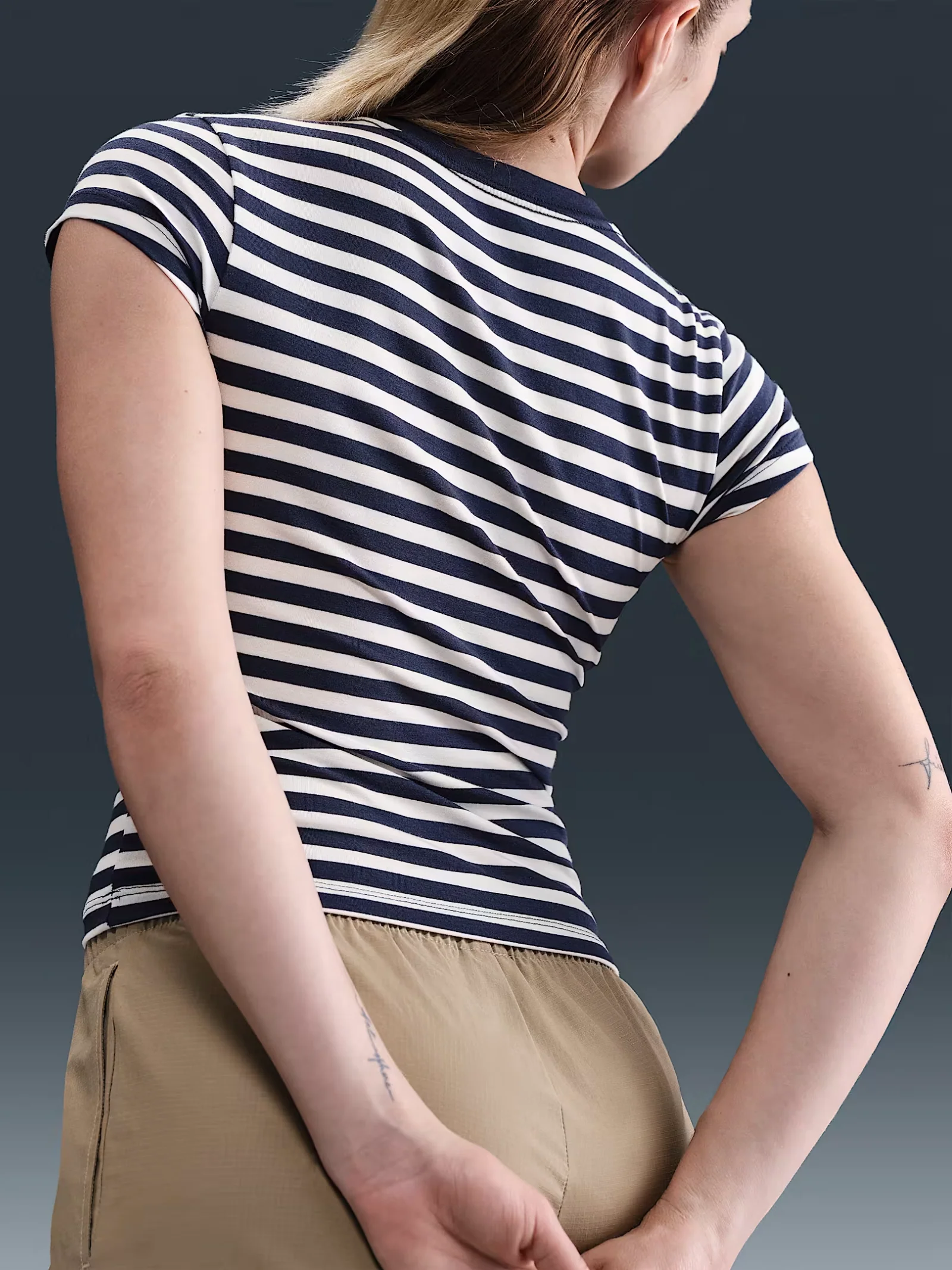 Tight Striped T-Shirt - Image 3