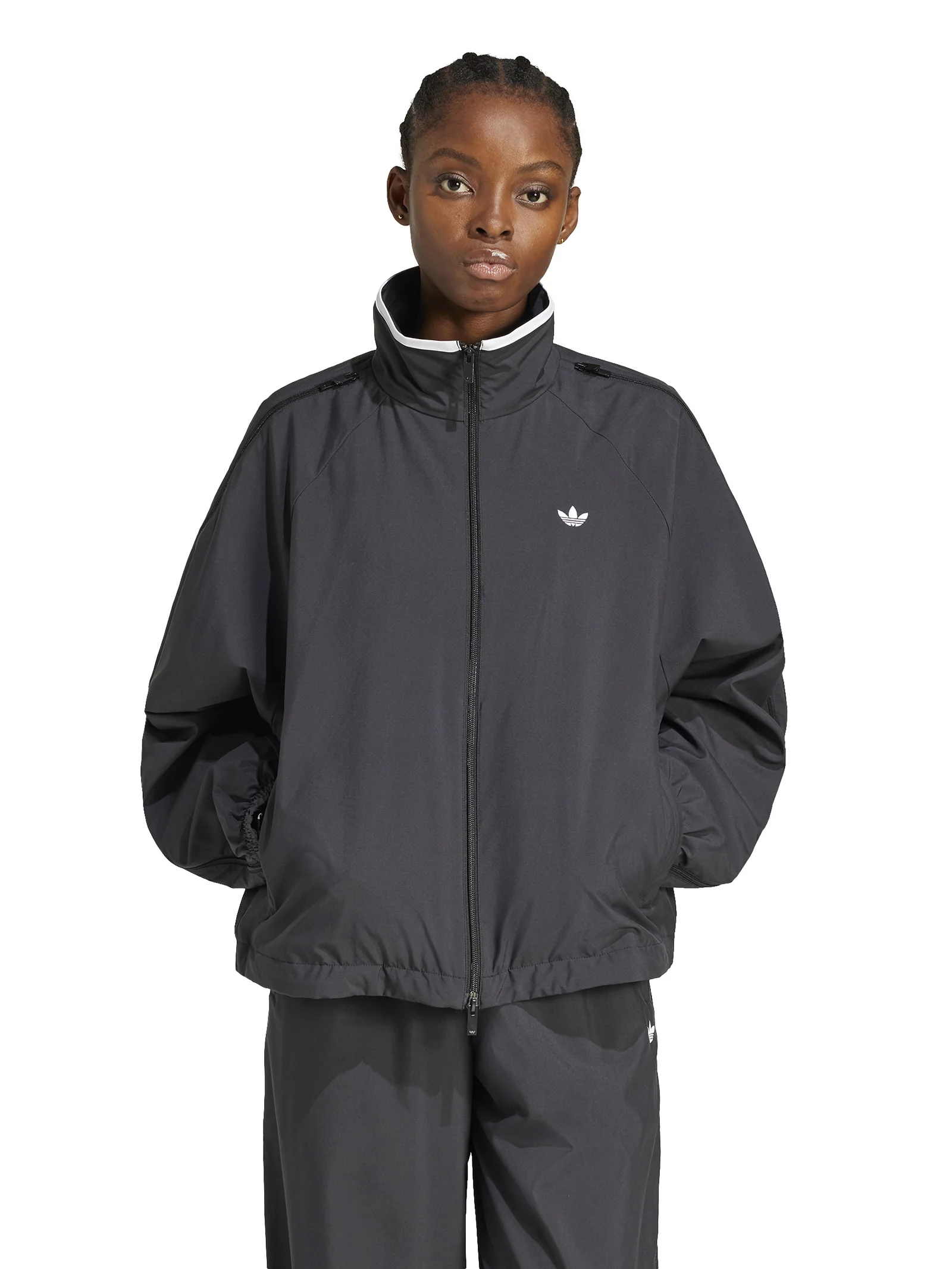 Woven Track Top Zip - Image 2