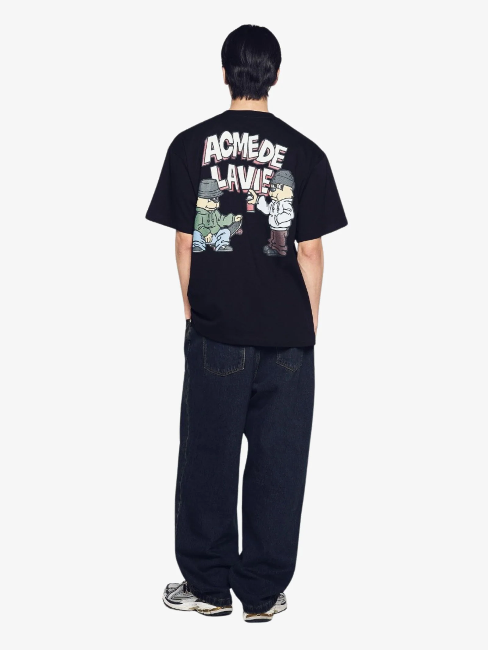 Ac Bear Graffiti Short Sleeve T-Shirt - Image 2