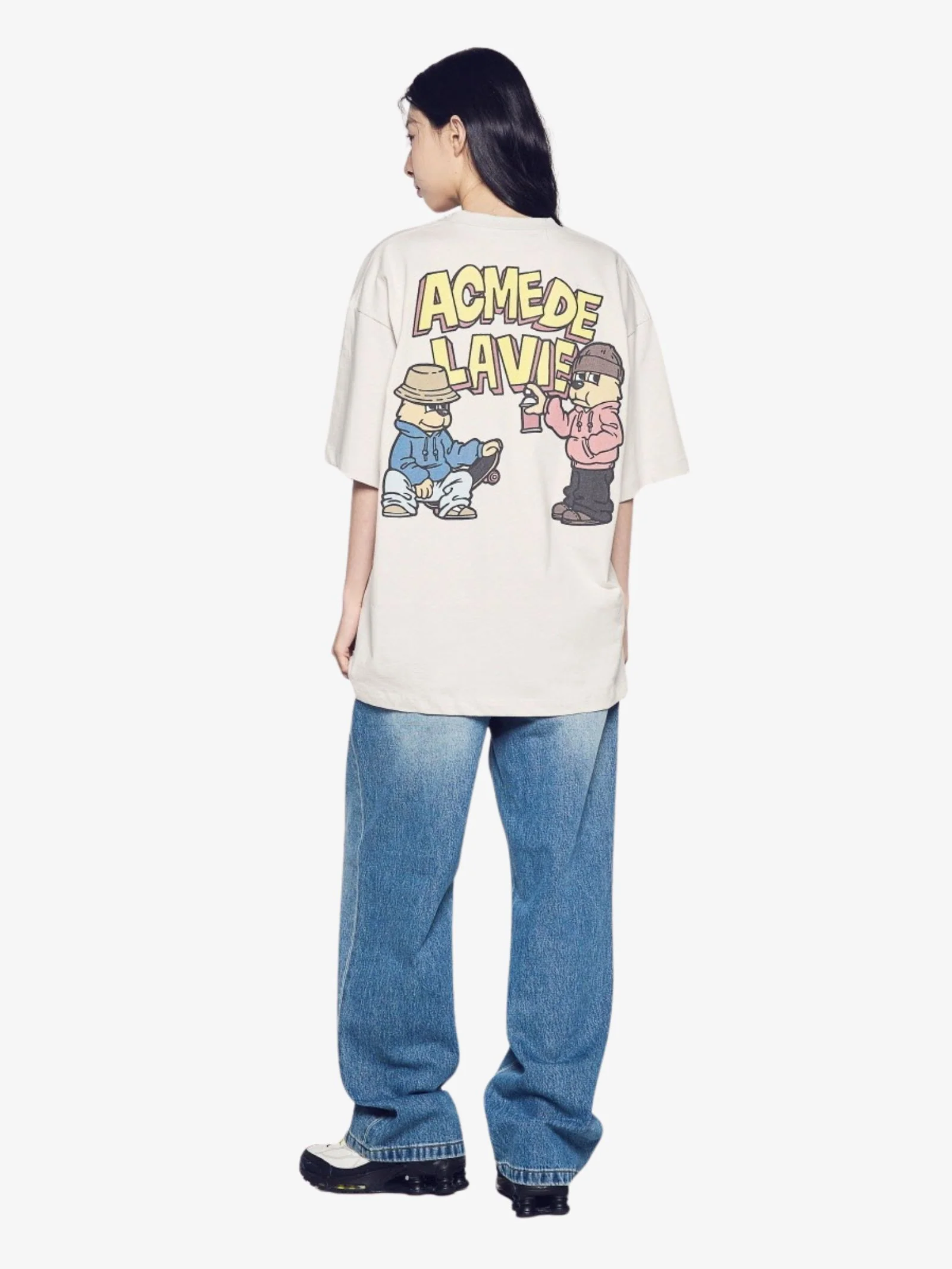 Ac Bear Graffiti Short Sleeve T-Shirt - Image 2