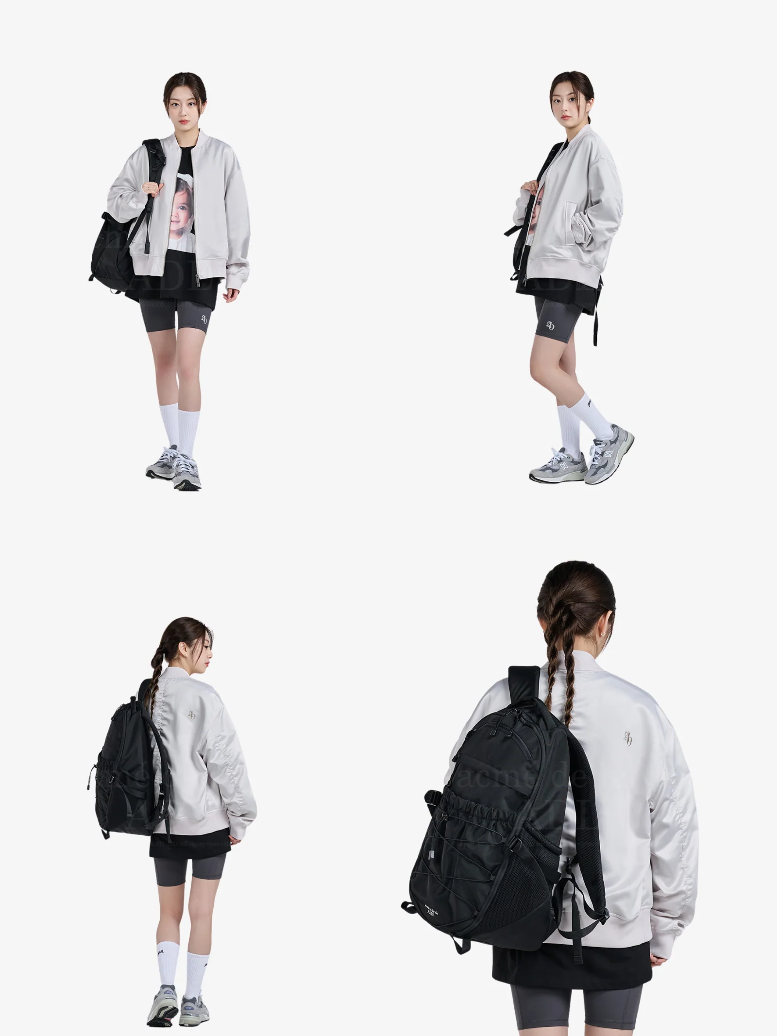 Basic Logo String Point Backpack - Image 2
