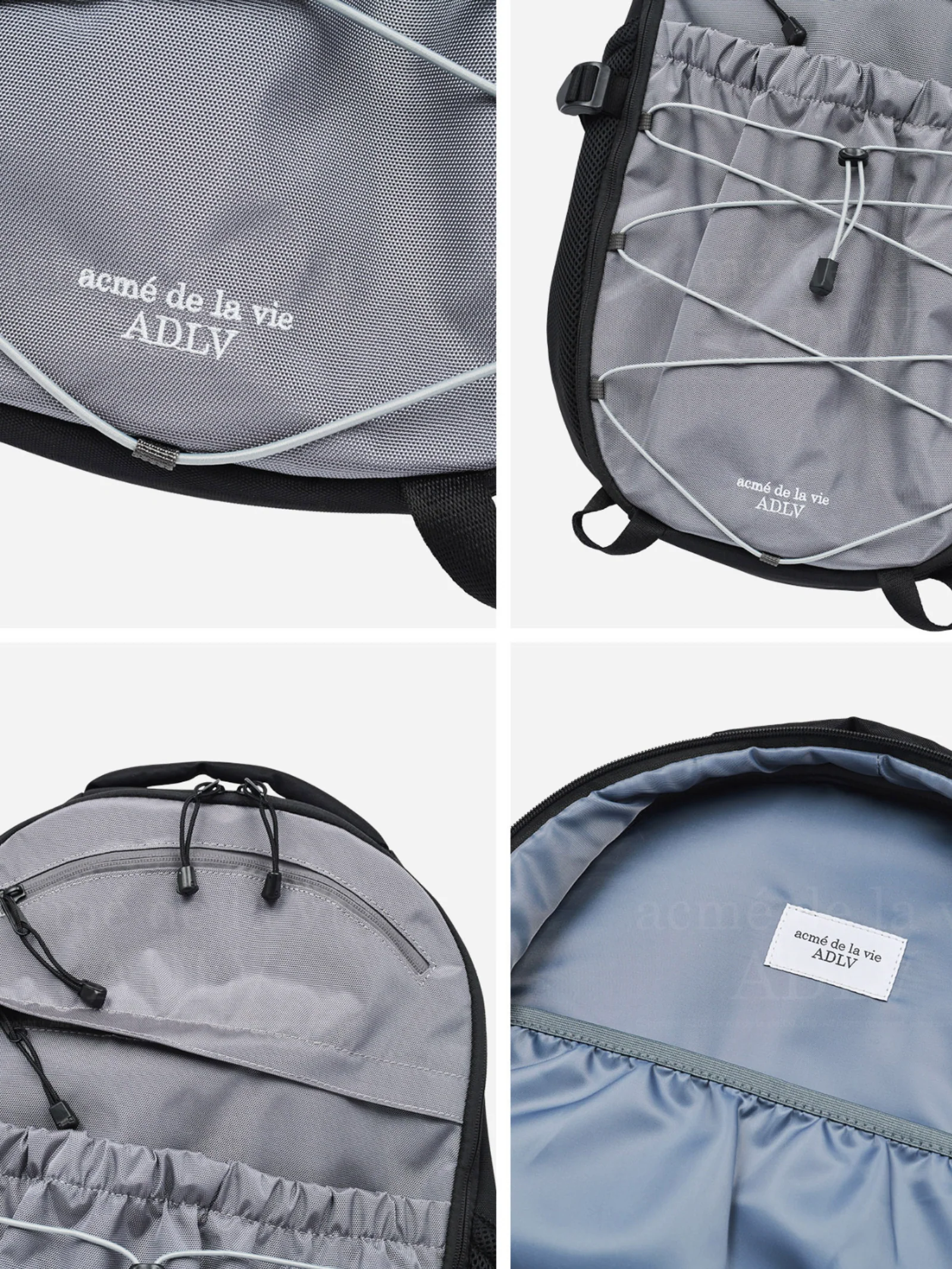 Basic Logo String Point Backpack - Image 2