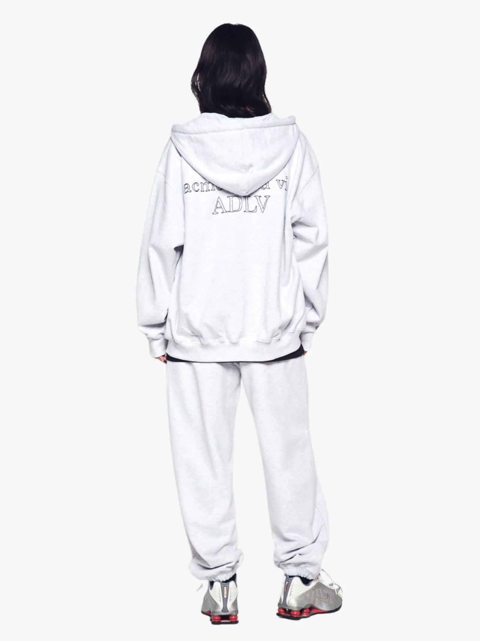 Border Line Basic Logo Hoodie Zip - Image 2