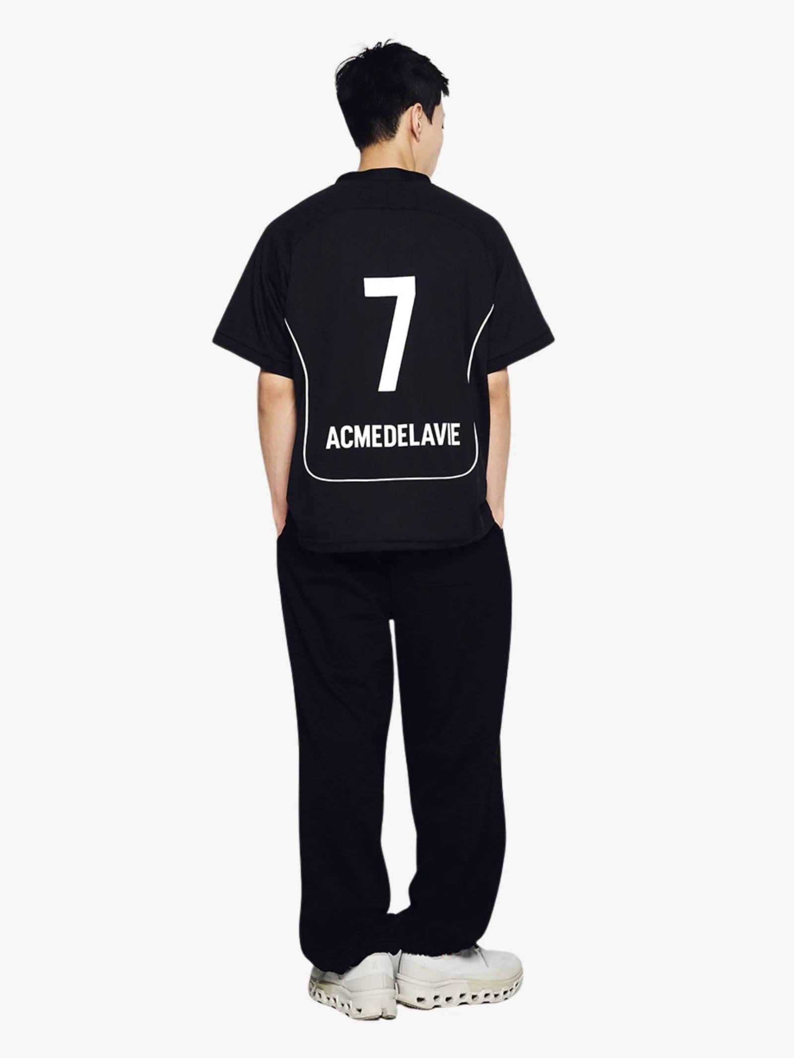 Coloring Piping Football Jersey Short Sleeve T-Shirt - Image 2