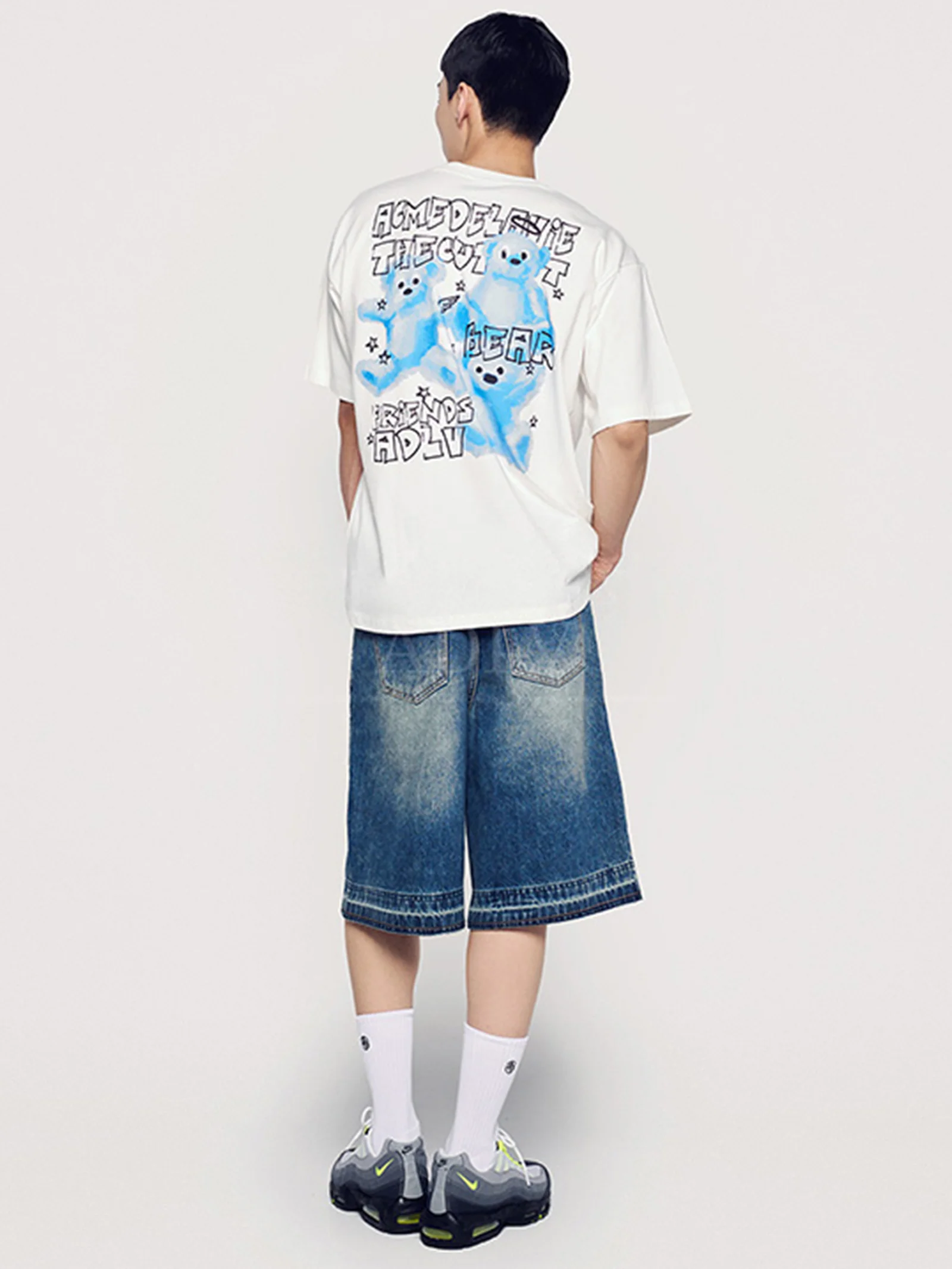 Crayon 3 Bear Artwork Tee - Image 3