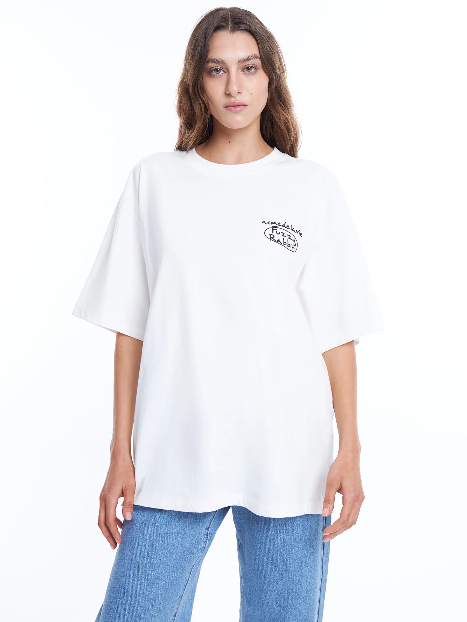 Doodle Fuzzy Rabbit Tee - Image 5