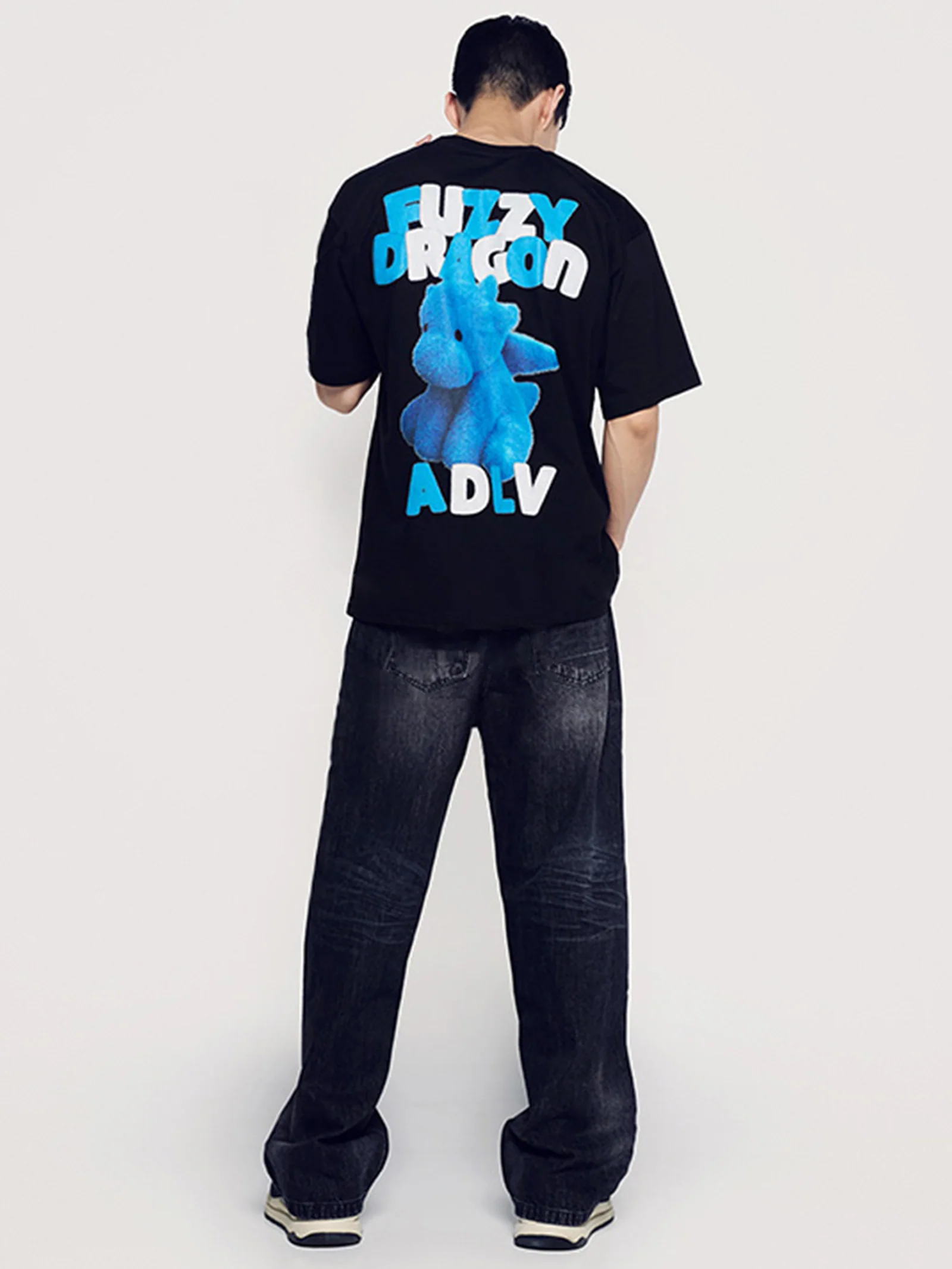 Fuzzy Font Dragon Tee - Image 3