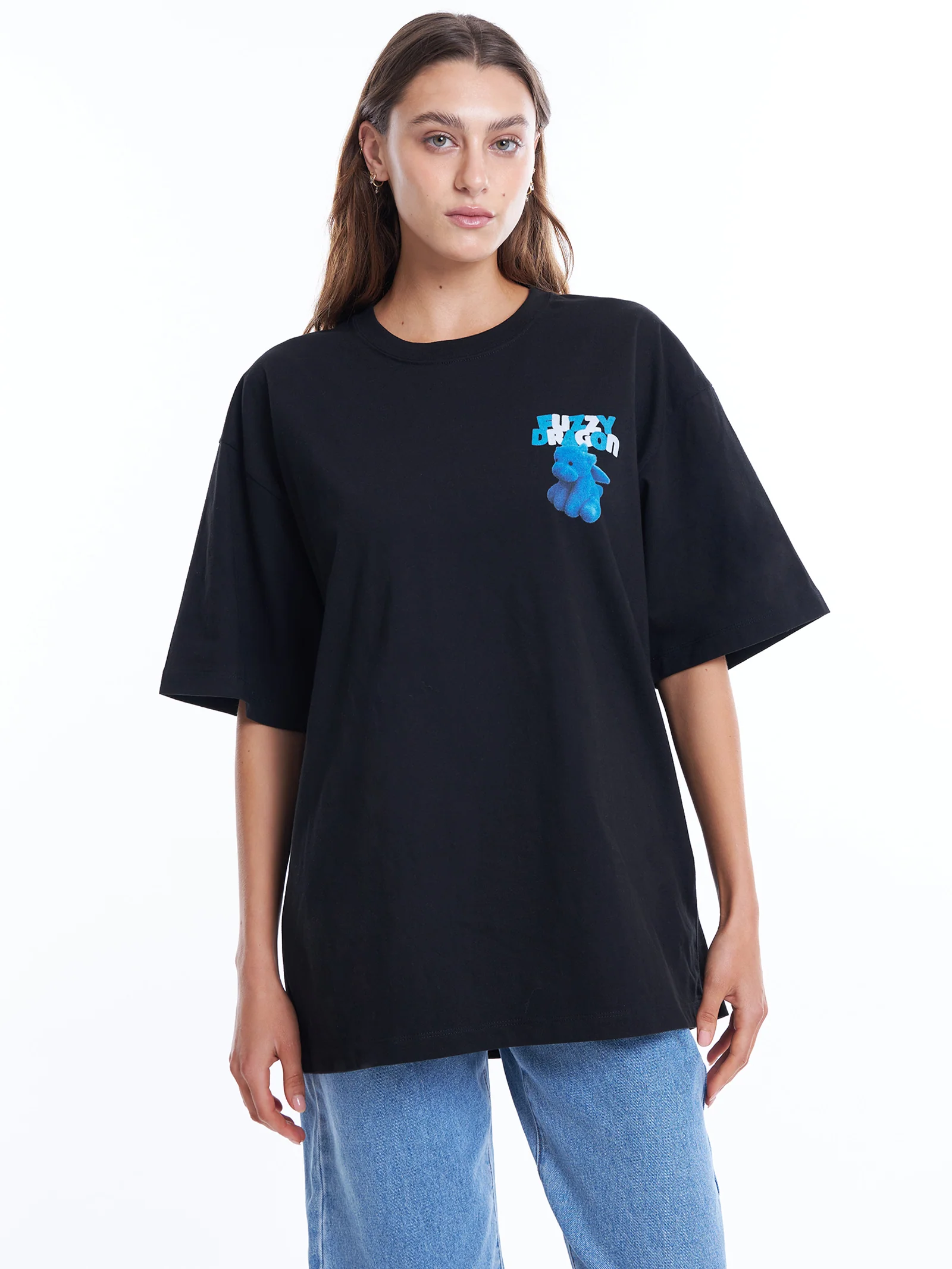 Fuzzy Font Dragon Tee - Image 5