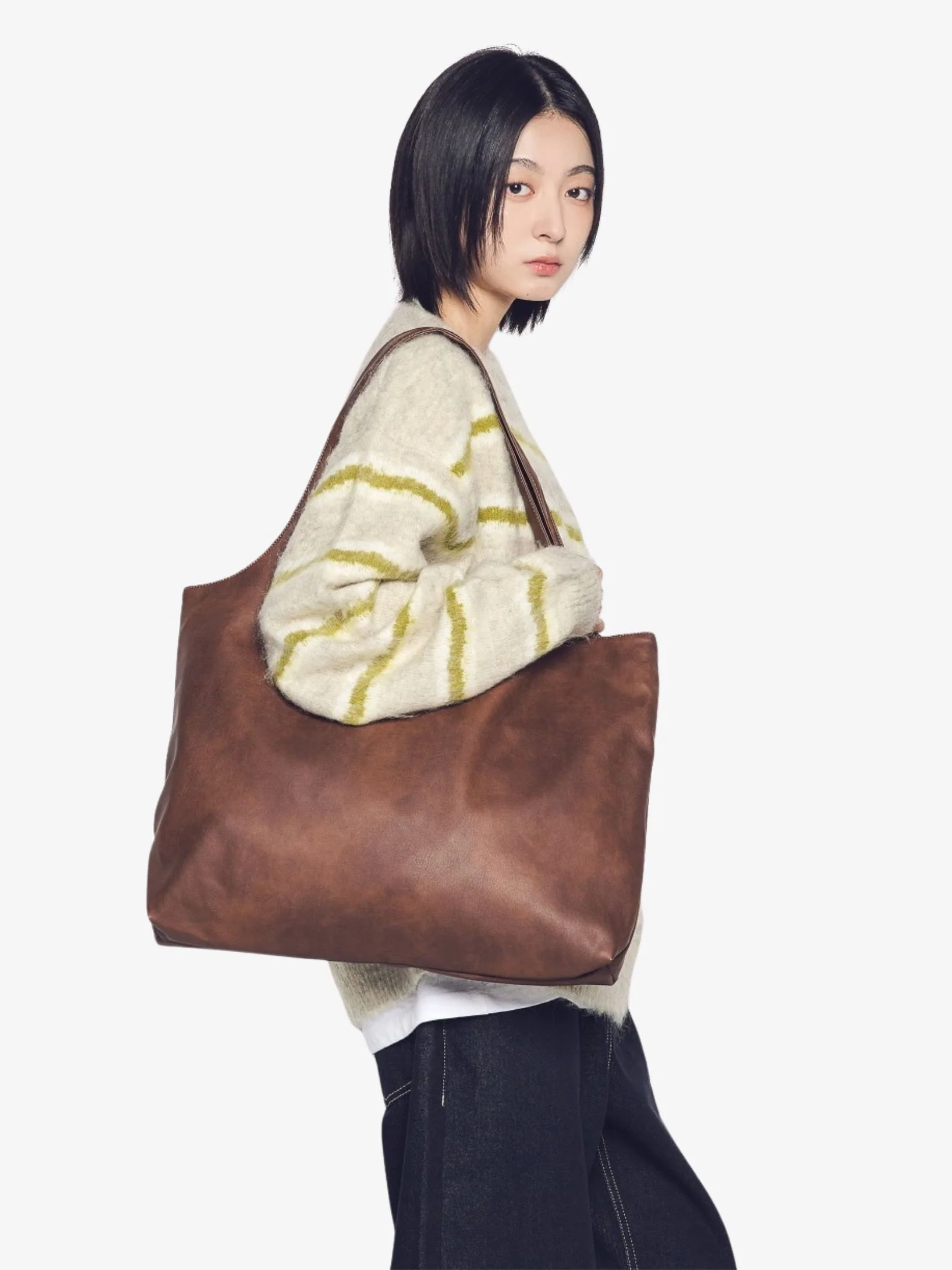 Go Point Vegan Leather Shopper Bag - Image 2