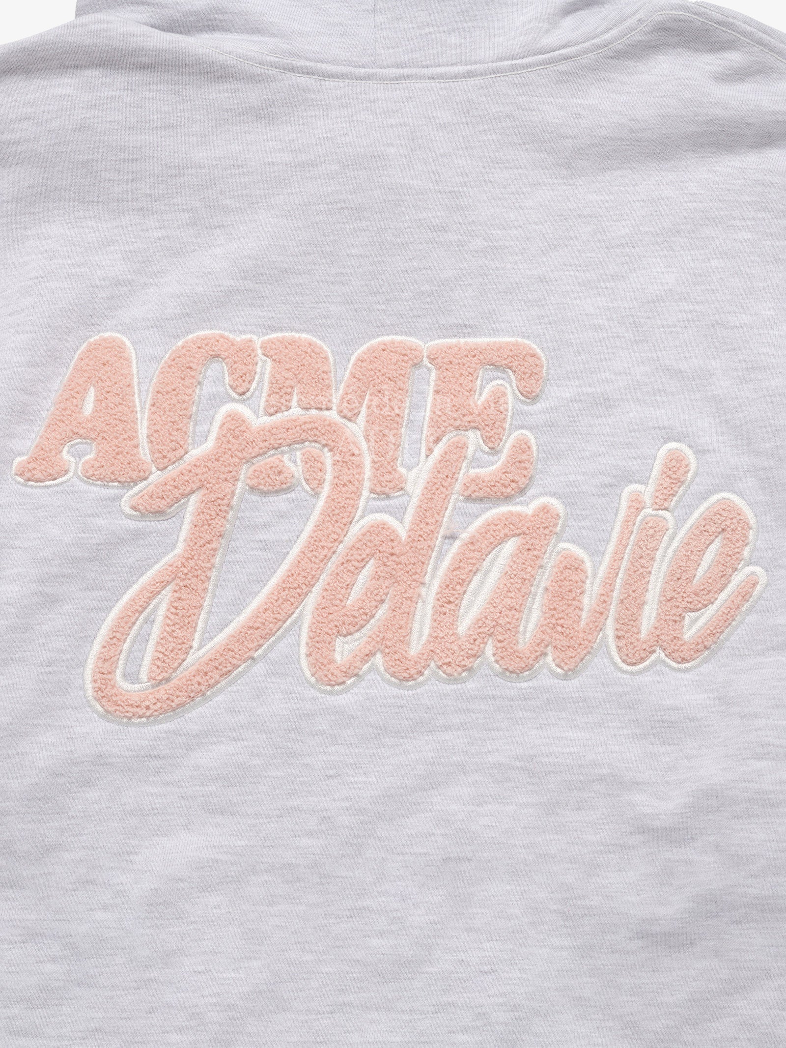 Round Script Boucle Logo Hoodie - Image 3