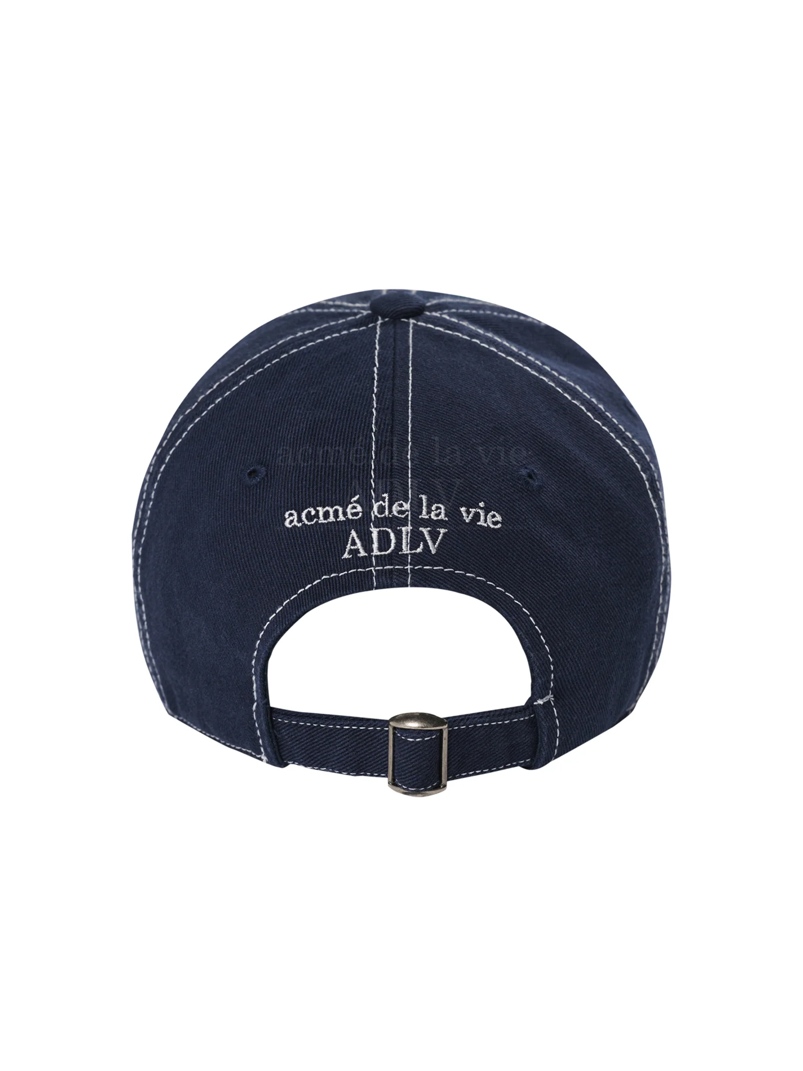 Script Logo Color Embroidery Ball Cap - Image 5
