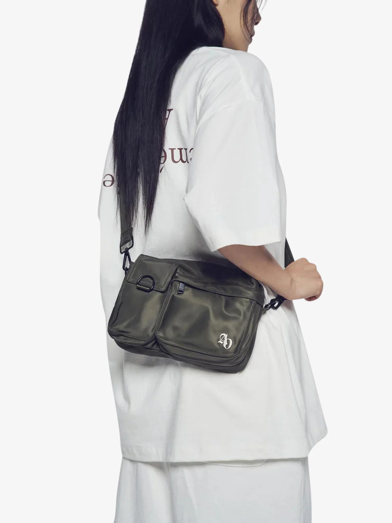 Symbol Rivet Multi Pocket Cross Bag - Image 2
