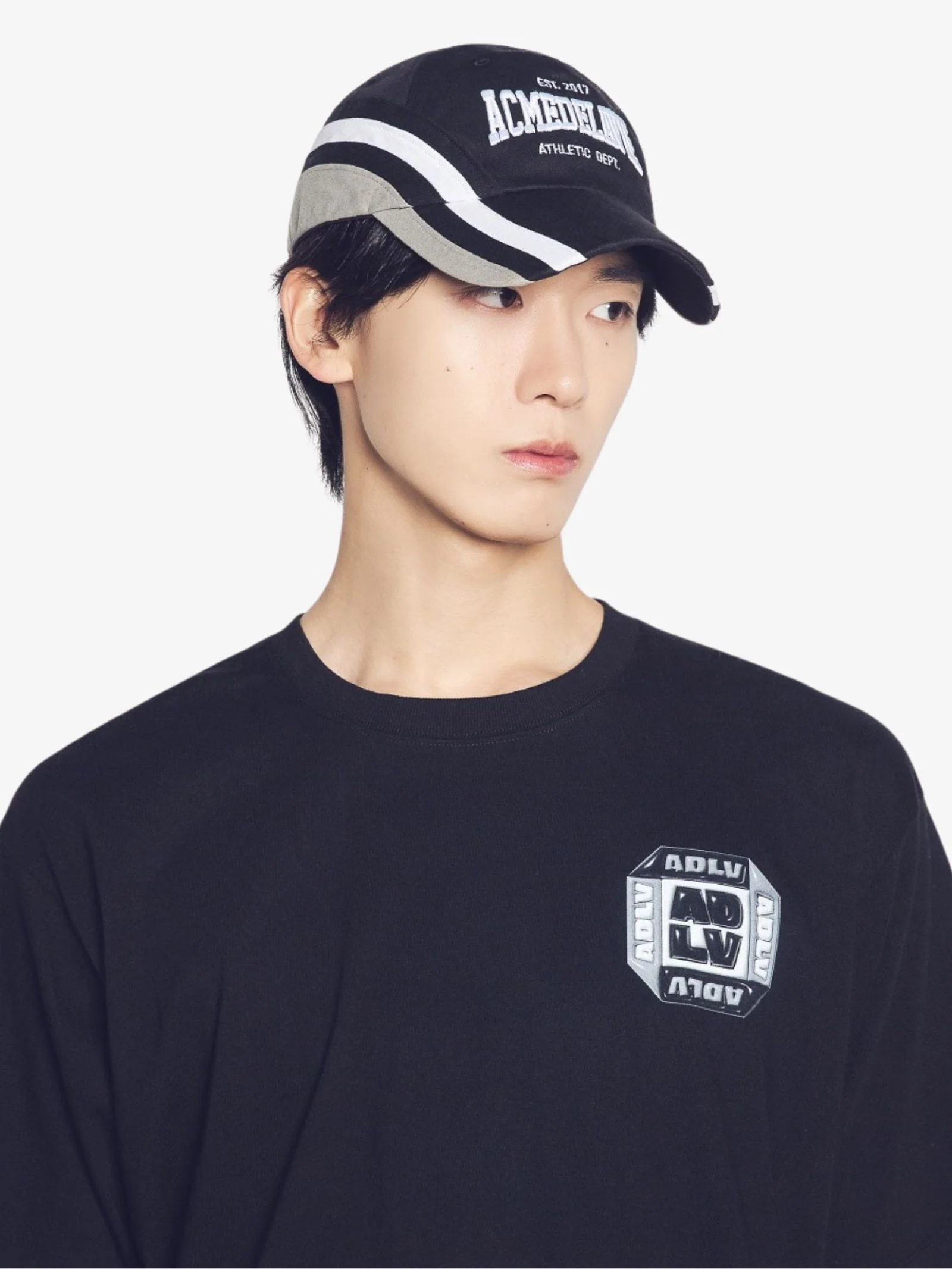 Three-Tone Asymmetry Cotton Ballcap - Image 2