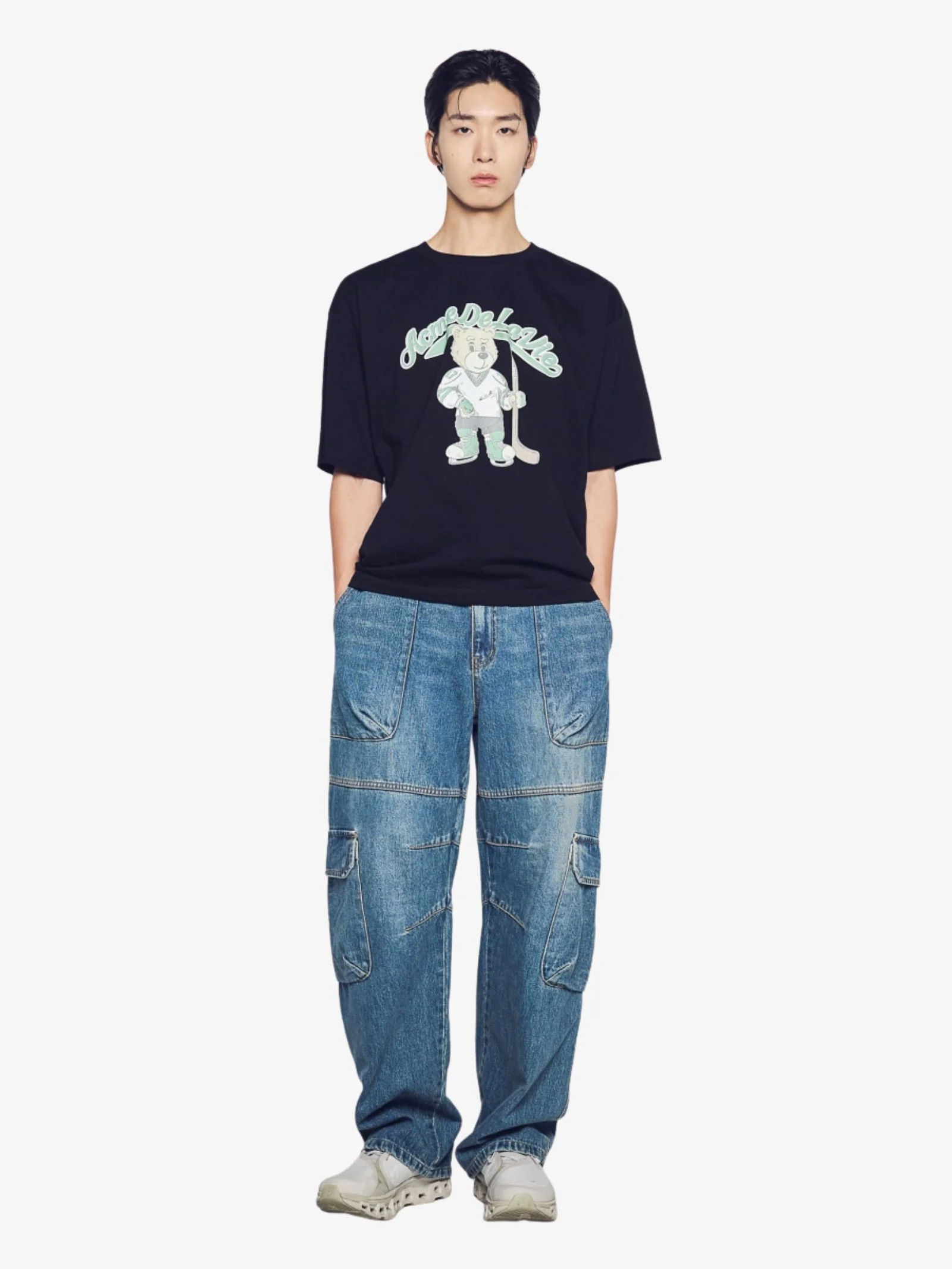 Vintage Mascot Ac Bear Short Sleeve T-Shirt - Image 2