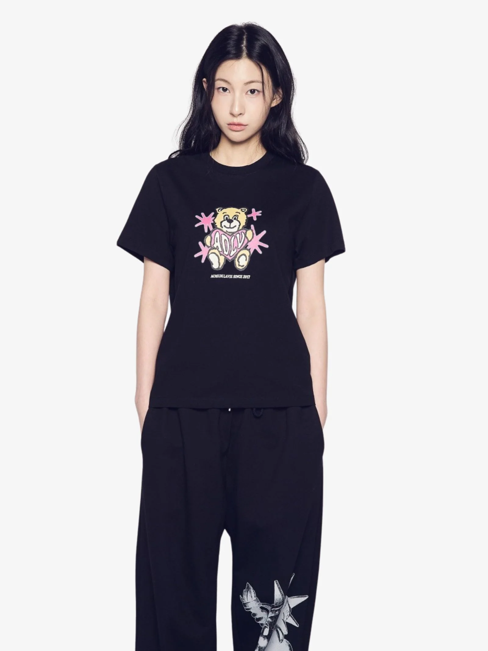 Women's Ac Bear Heart T-Shirt - Image 2