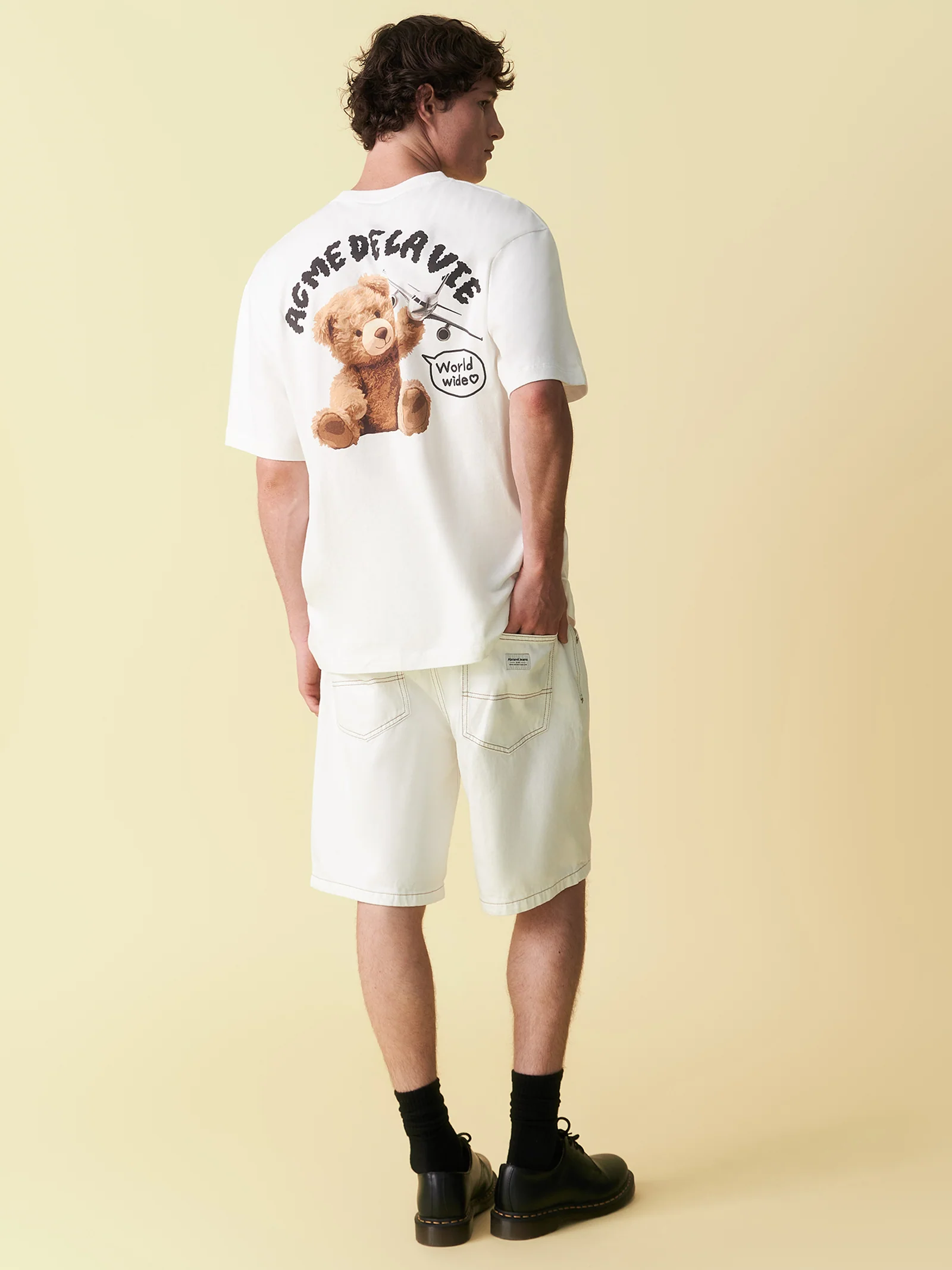 World Wide Airplane Bear Tee - Image 4
