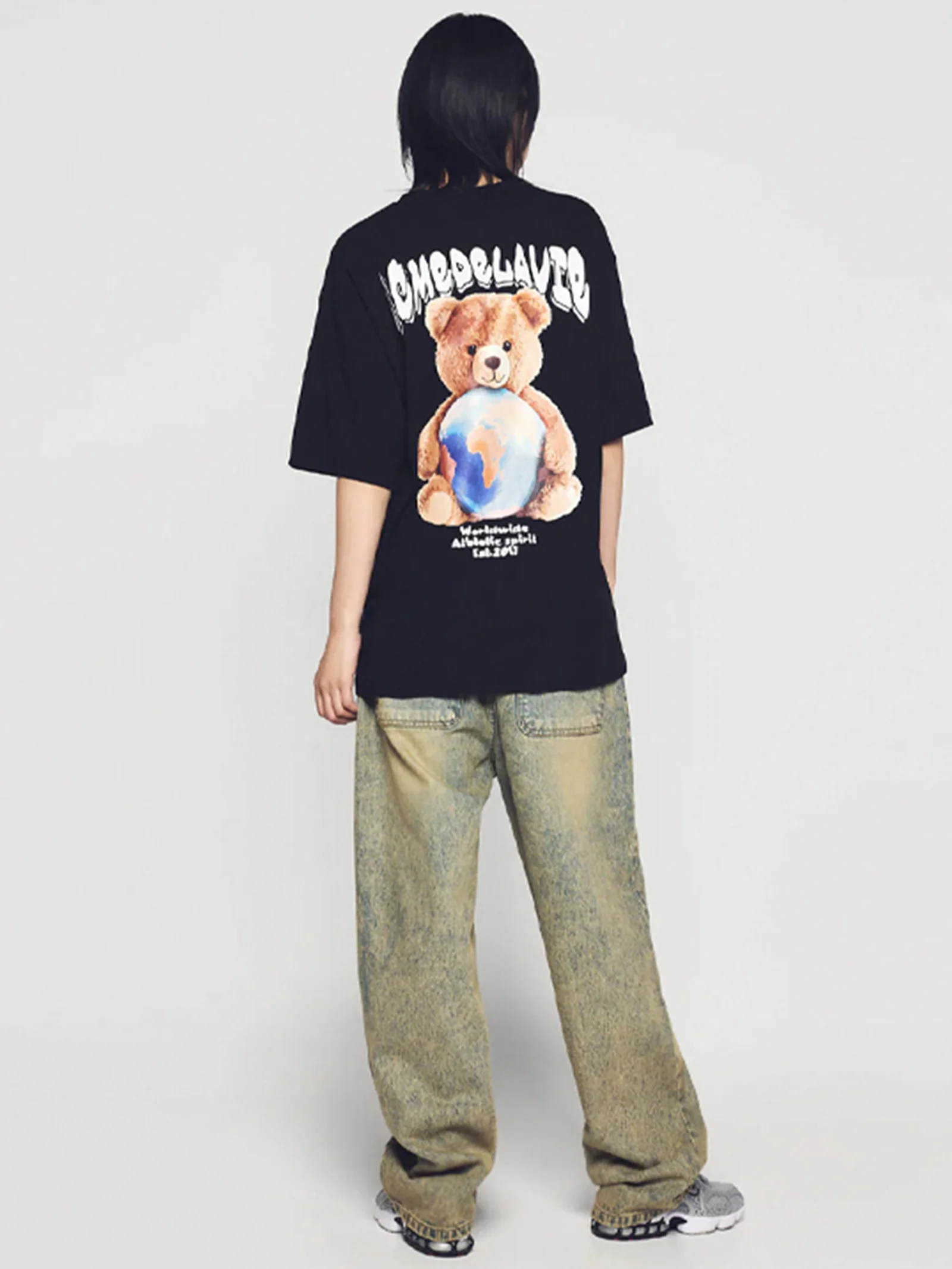 World Wide Globe Bear Tee - Image 3