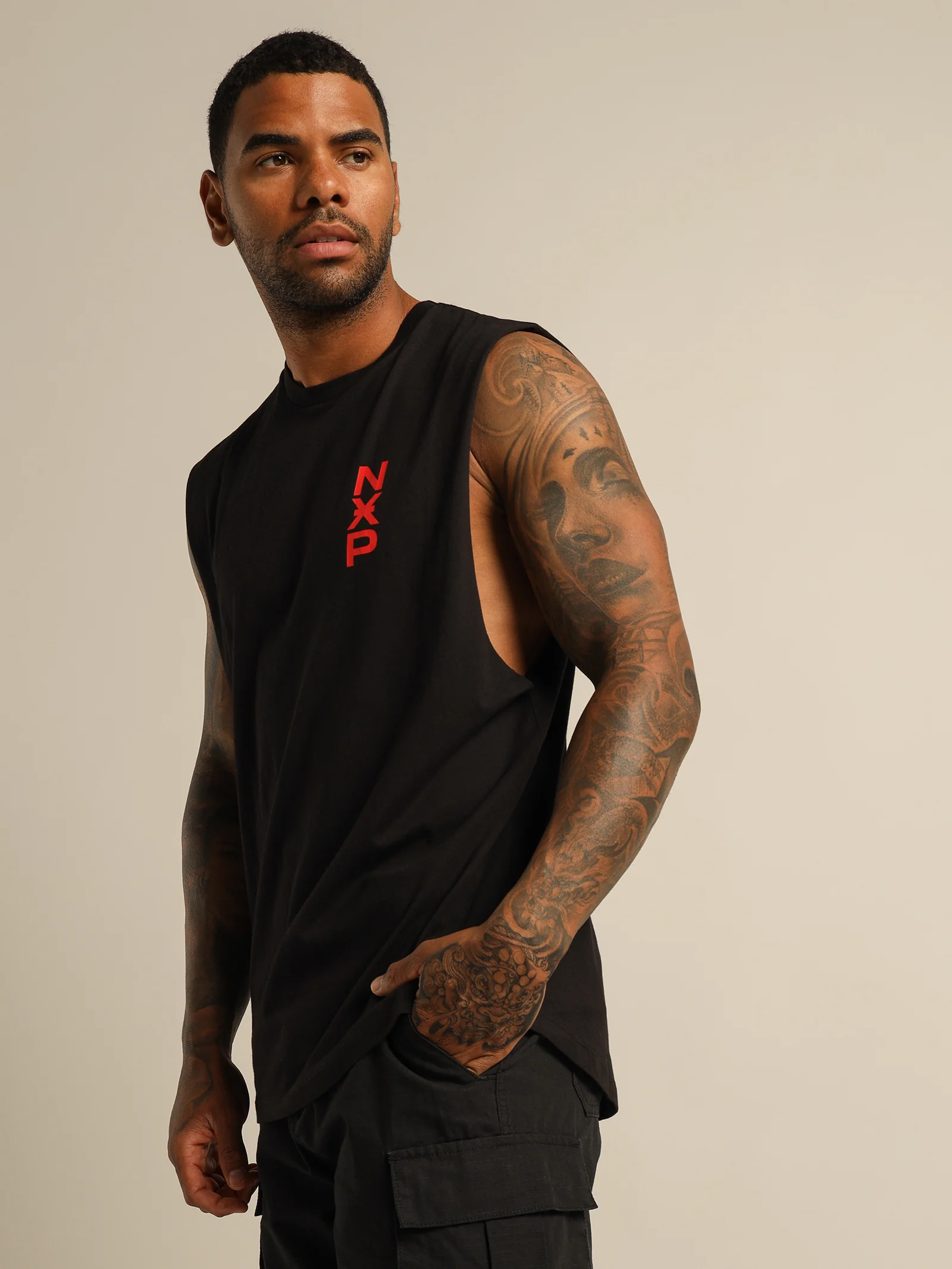 Agile Scoop Back Muscle Shirt - Image 3