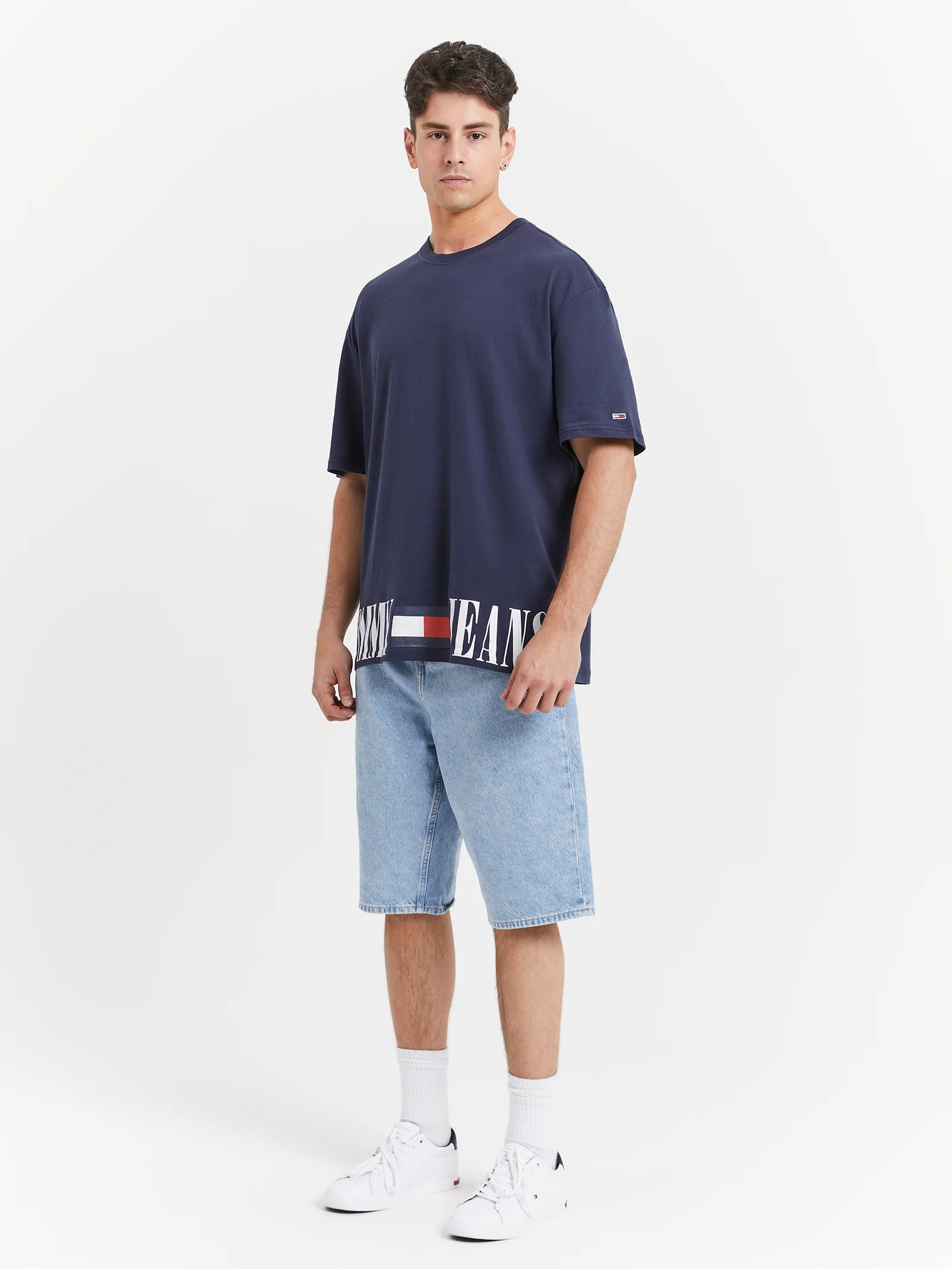 Aiden Faded Baggy Denim Shorts - Image 4